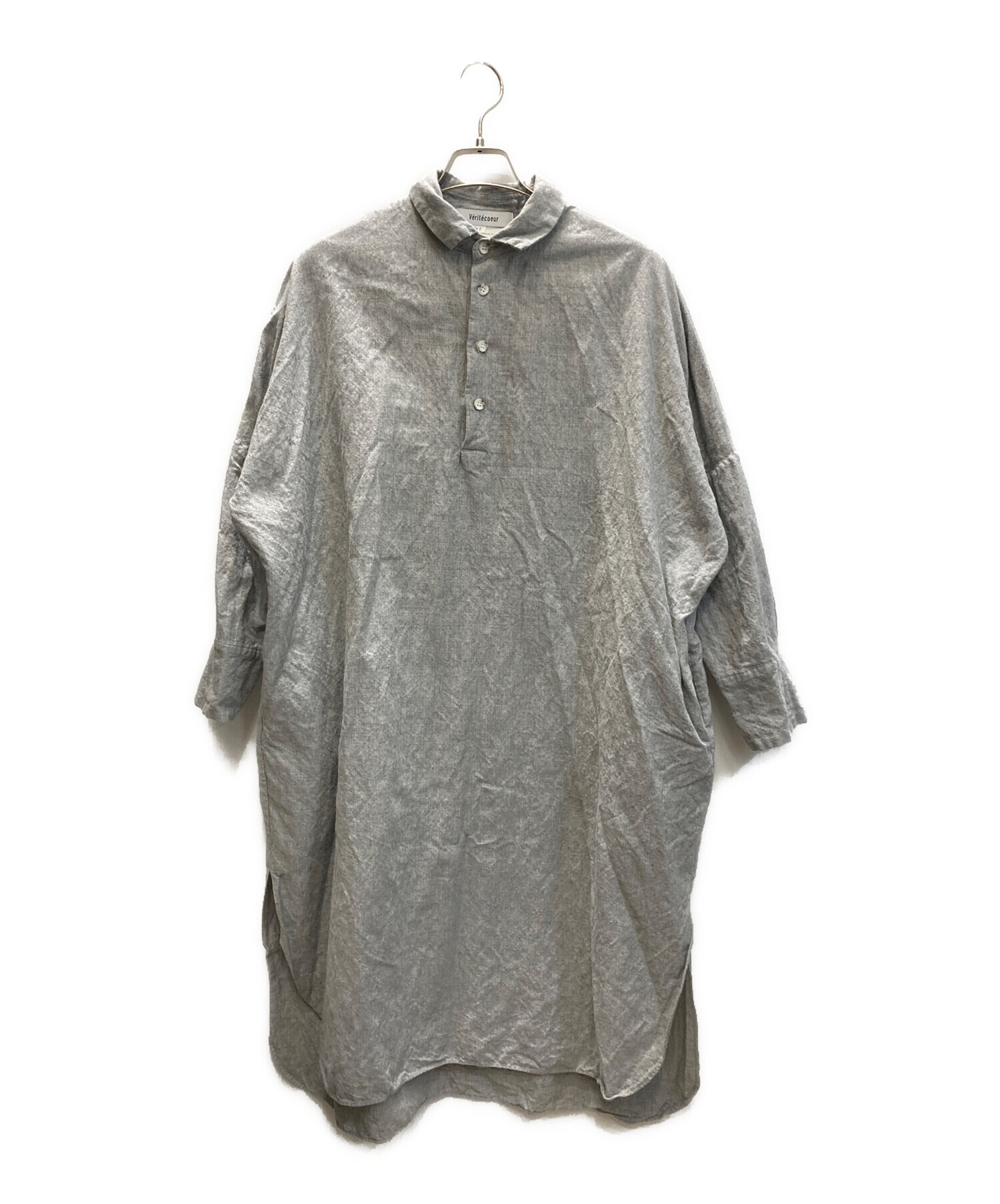 中古・古着通販】Veritecoeur (ヴェリテクール) シャツワンピース