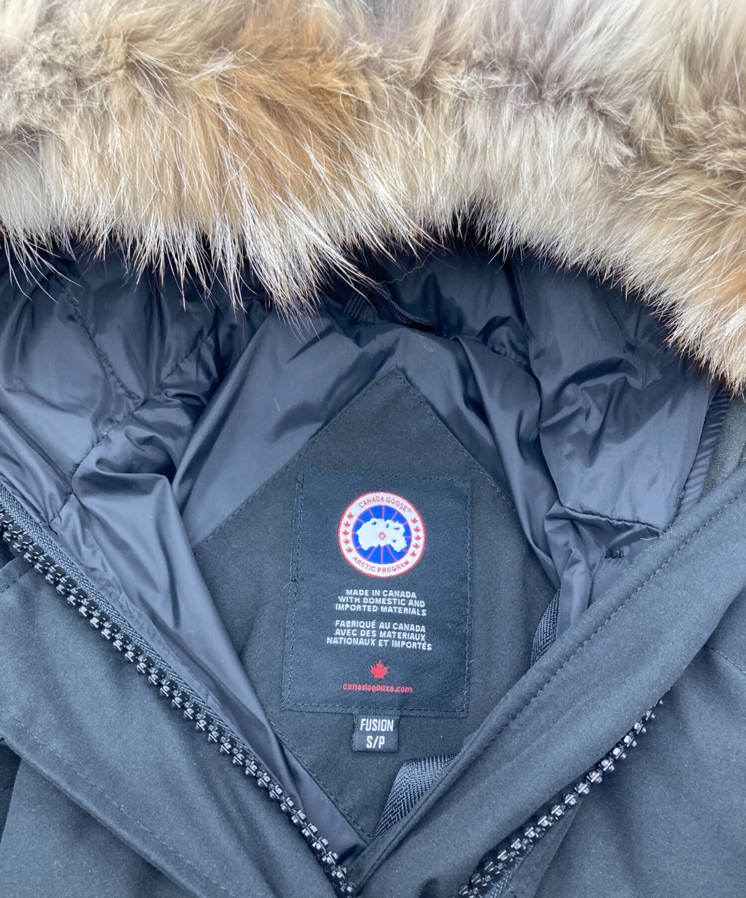 中古・古着通販】CANADA GOOSE (カナダグース) LORETTE PARKA ブラック 