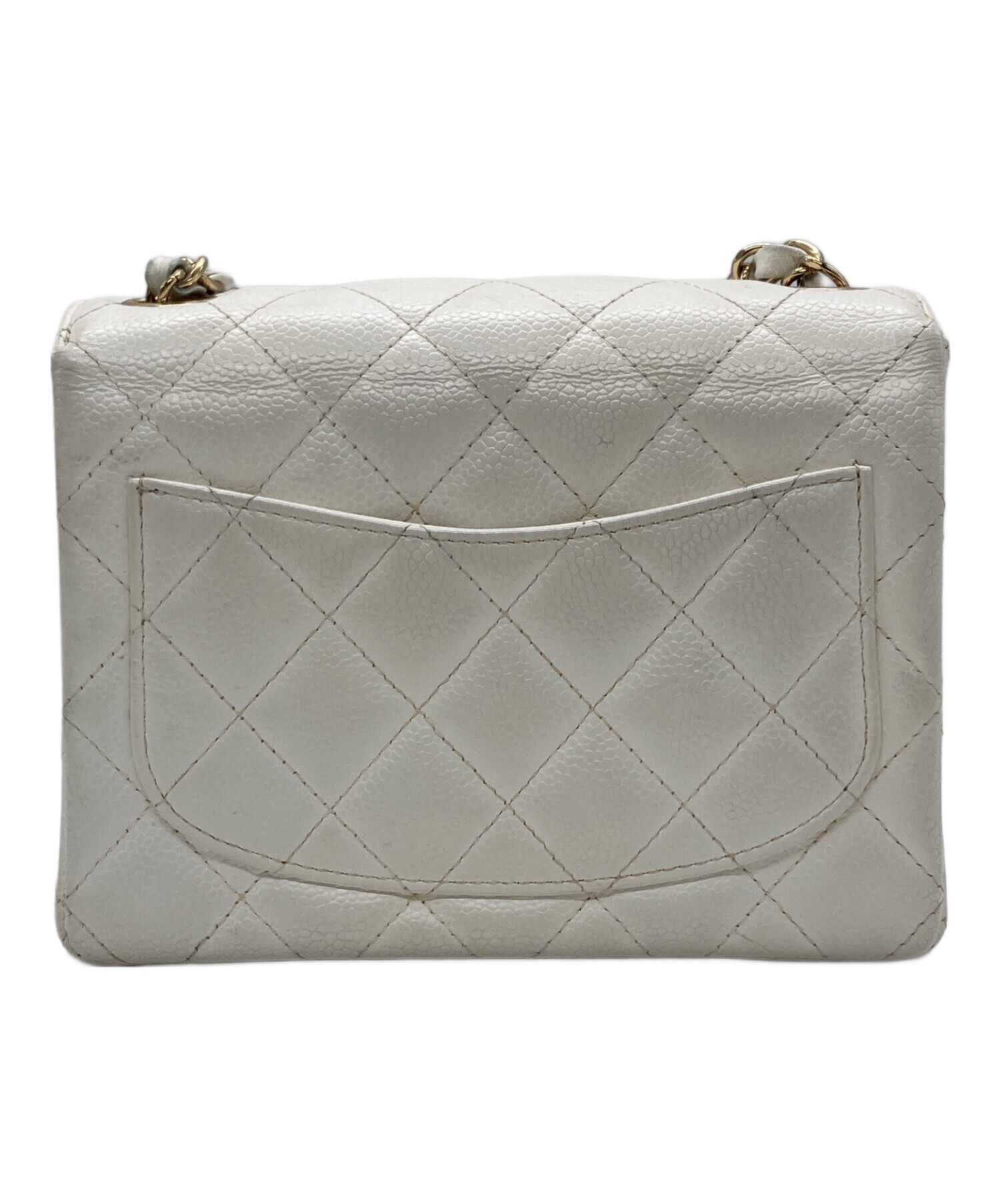 中古・古着通販】CHANEL (シャネル) キャビアスキン ミニマトラッセ