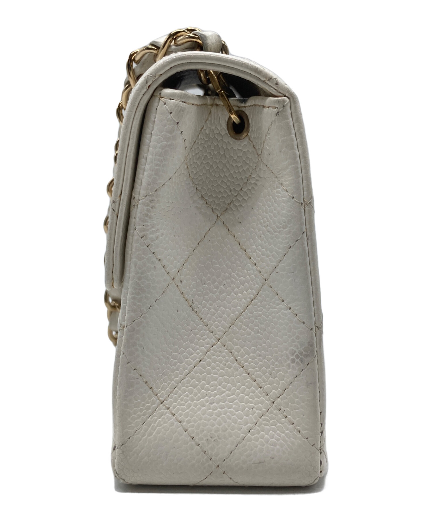 中古・古着通販】CHANEL (シャネル) キャビアスキン ミニマトラッセ