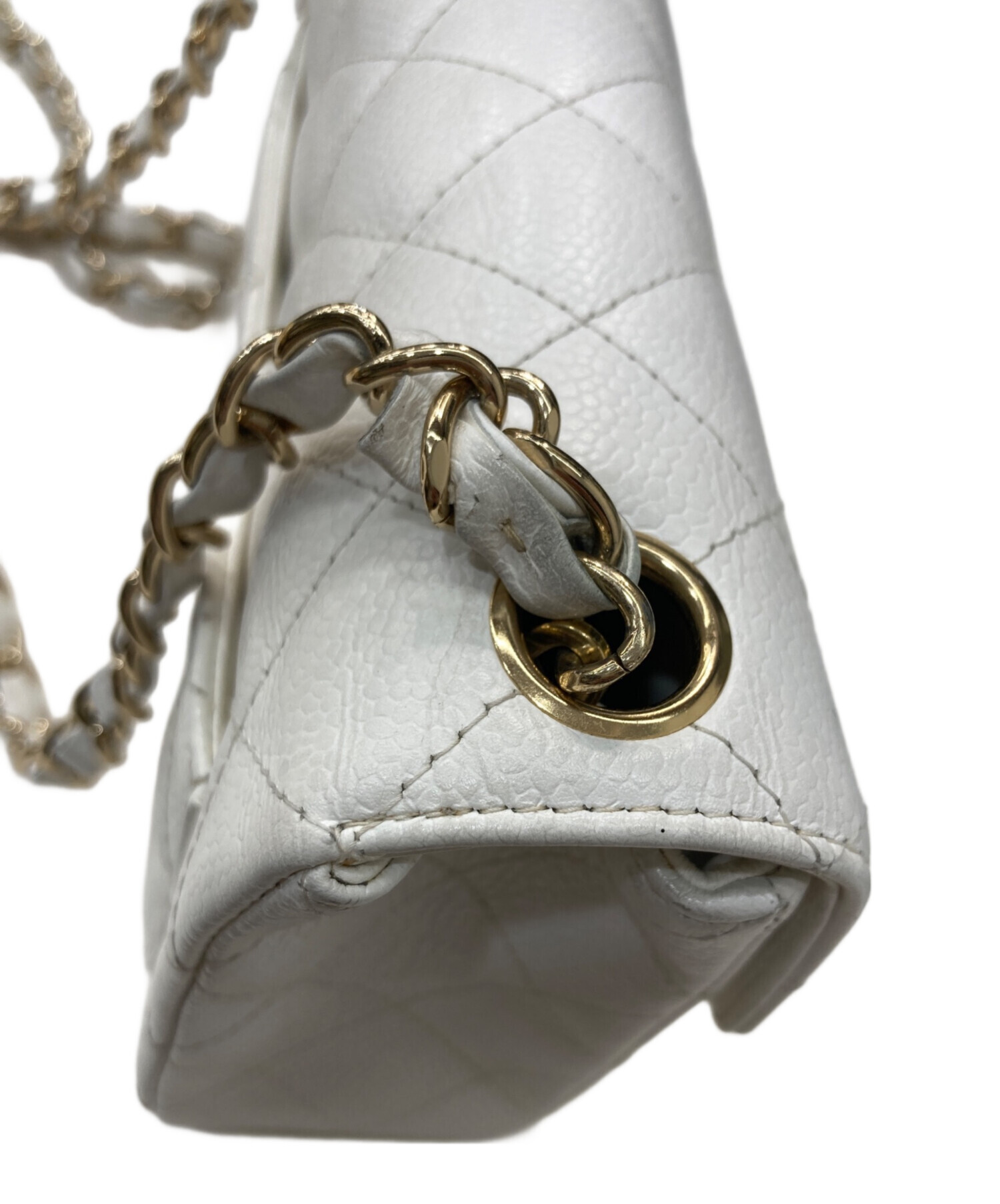 中古・古着通販】CHANEL (シャネル) キャビアスキン ミニマトラッセ