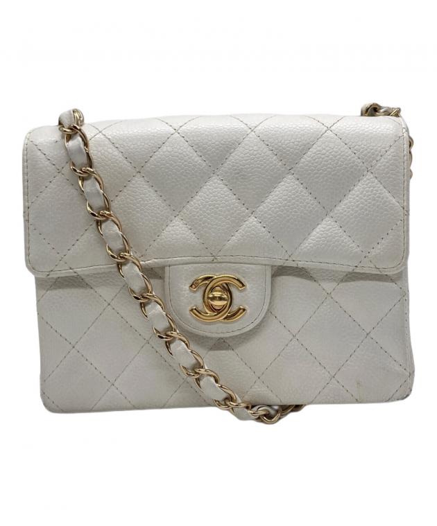 中古・古着通販】CHANEL (シャネル) キャビアスキン ミニマトラッセ