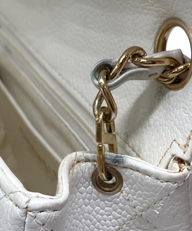 中古・古着通販】CHANEL (シャネル) キャビアスキン ミニマトラッセ