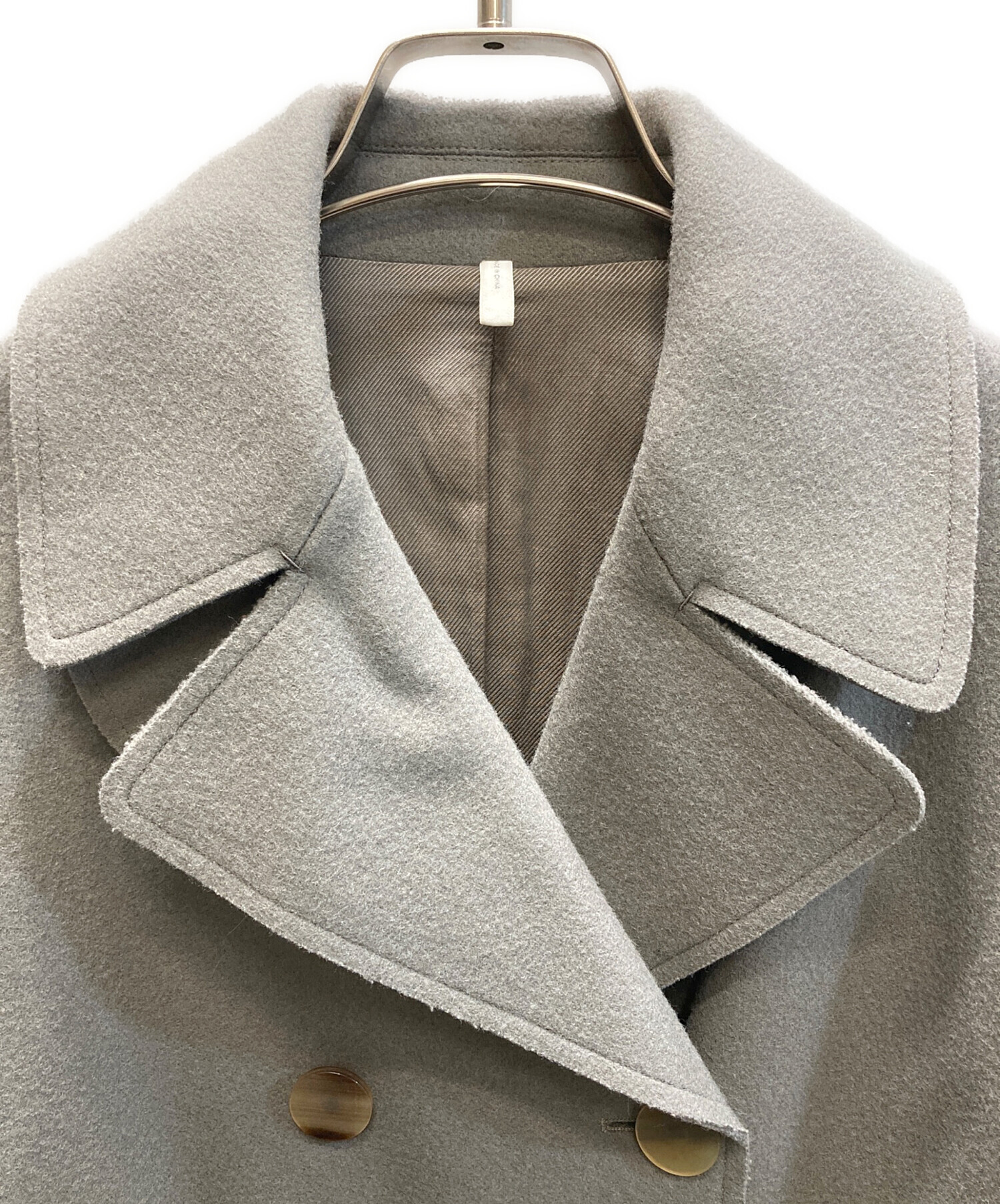 helmut lang ウール　pコート 中古・古着通販】HELMUT LANG (ヘルムートラング) ウールPコート