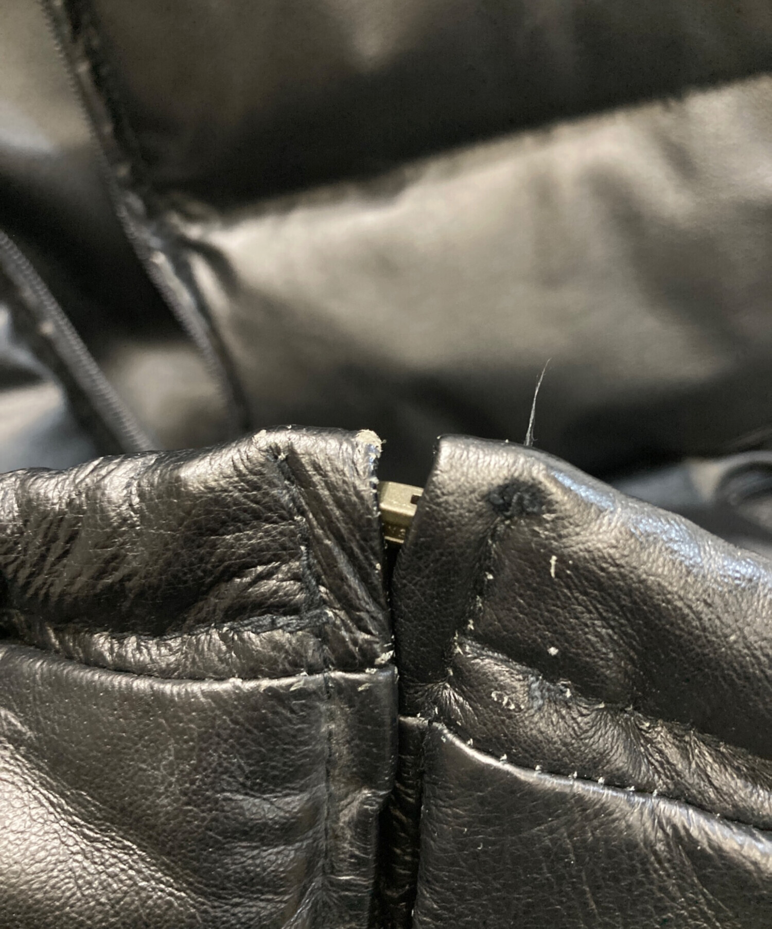 中古・古着通販】FIRST DOWN (ファーストダウン) レザーダウン