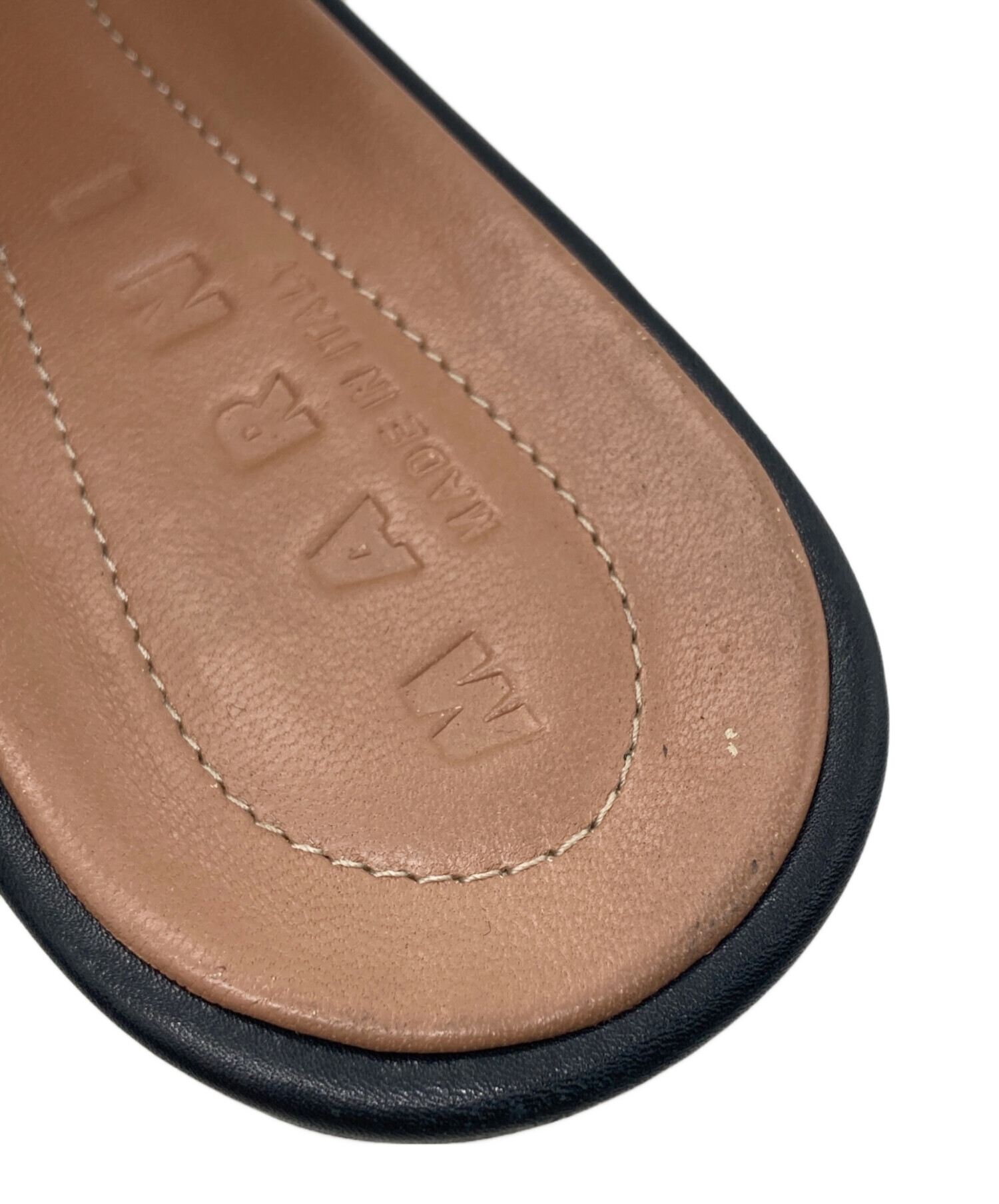 未使用 マルニ フリンジレザーサンダル MARNI サンダル フリンジ 