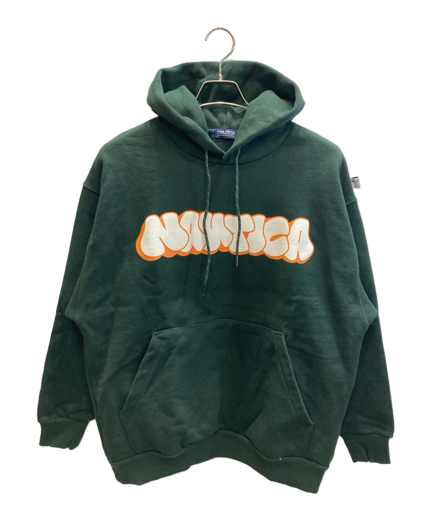 中古・古着通販】NAUTICA (ノーティカ) ロゴパーカー グリーン サイズ