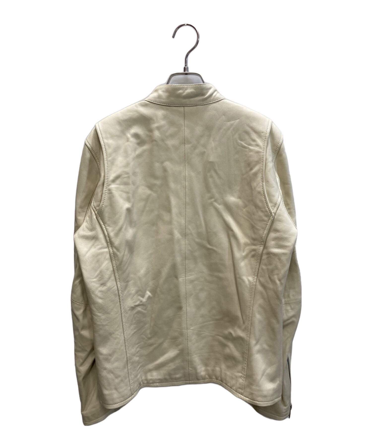 JACKROSE　ベージュ シングルライダース　ヌメ 中古・古着通販】JACKROSE (ジャックローズ) シングルライダース