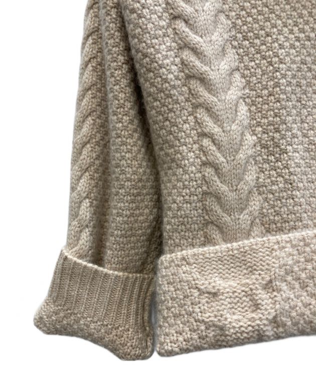 ADLFO Cashmere ロロピアーナ社製カシミア100% ベージュ ROOTWEB | ADOLFO cashmere by Loro Piana Cashmere:カシミアニットの