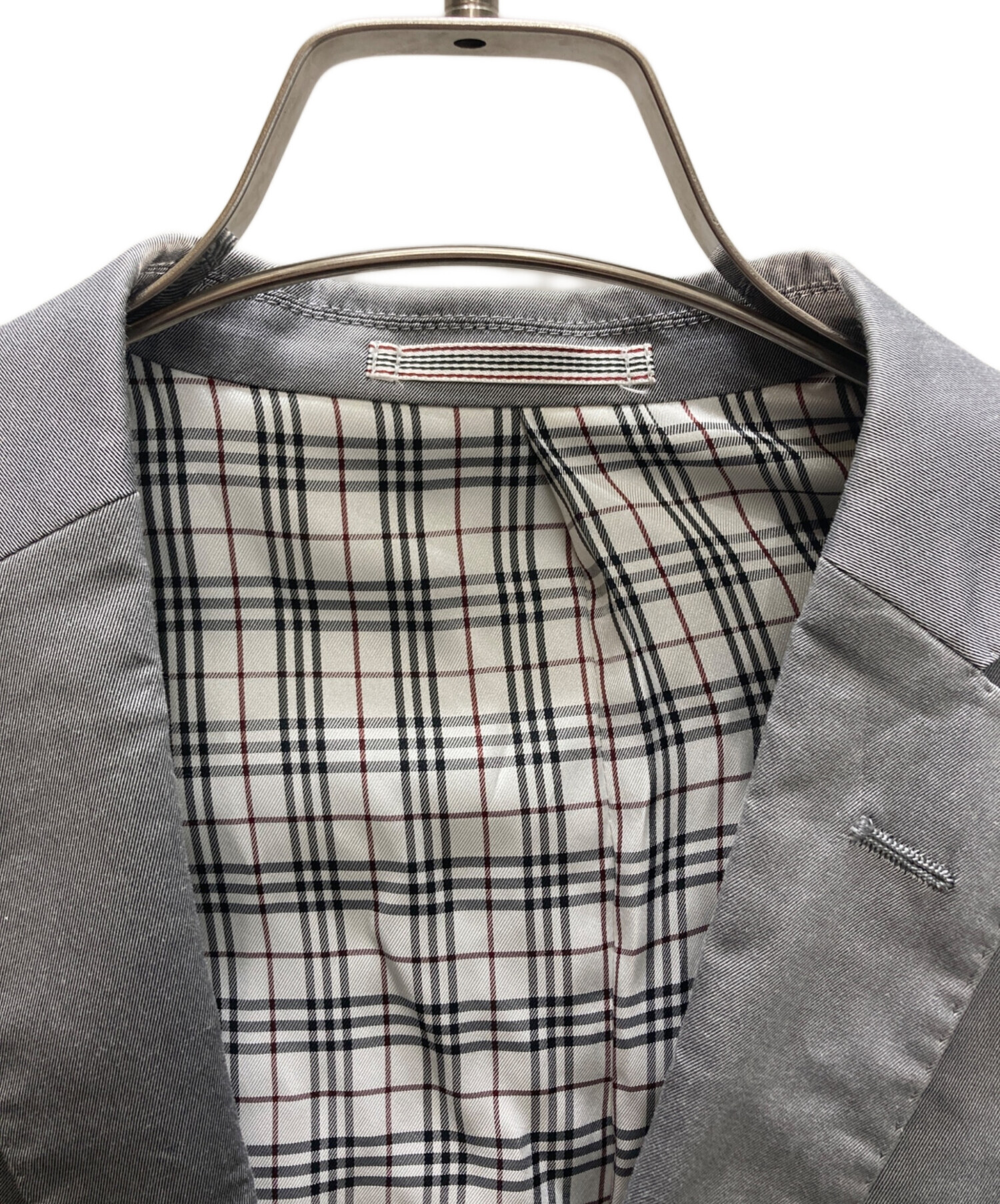 BLACK LABEL テーラードジャケット L グレー 中古・古着通販】BURBERRY BLACK LABEL (バーバリーブラック