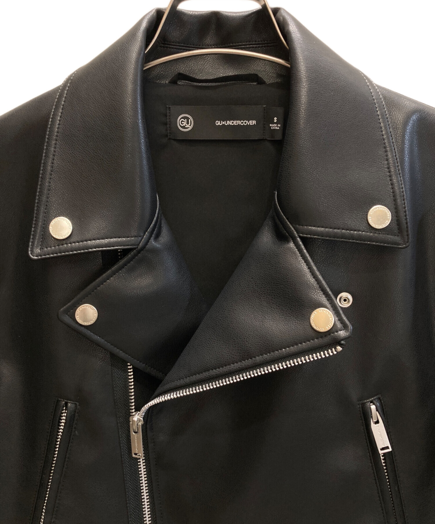 GU アンダーカバー　ライダースジャケット XS 新品未使用タグ付 GU - (XS) GU × UNDERCOVER ライダースジャケットの通販 by