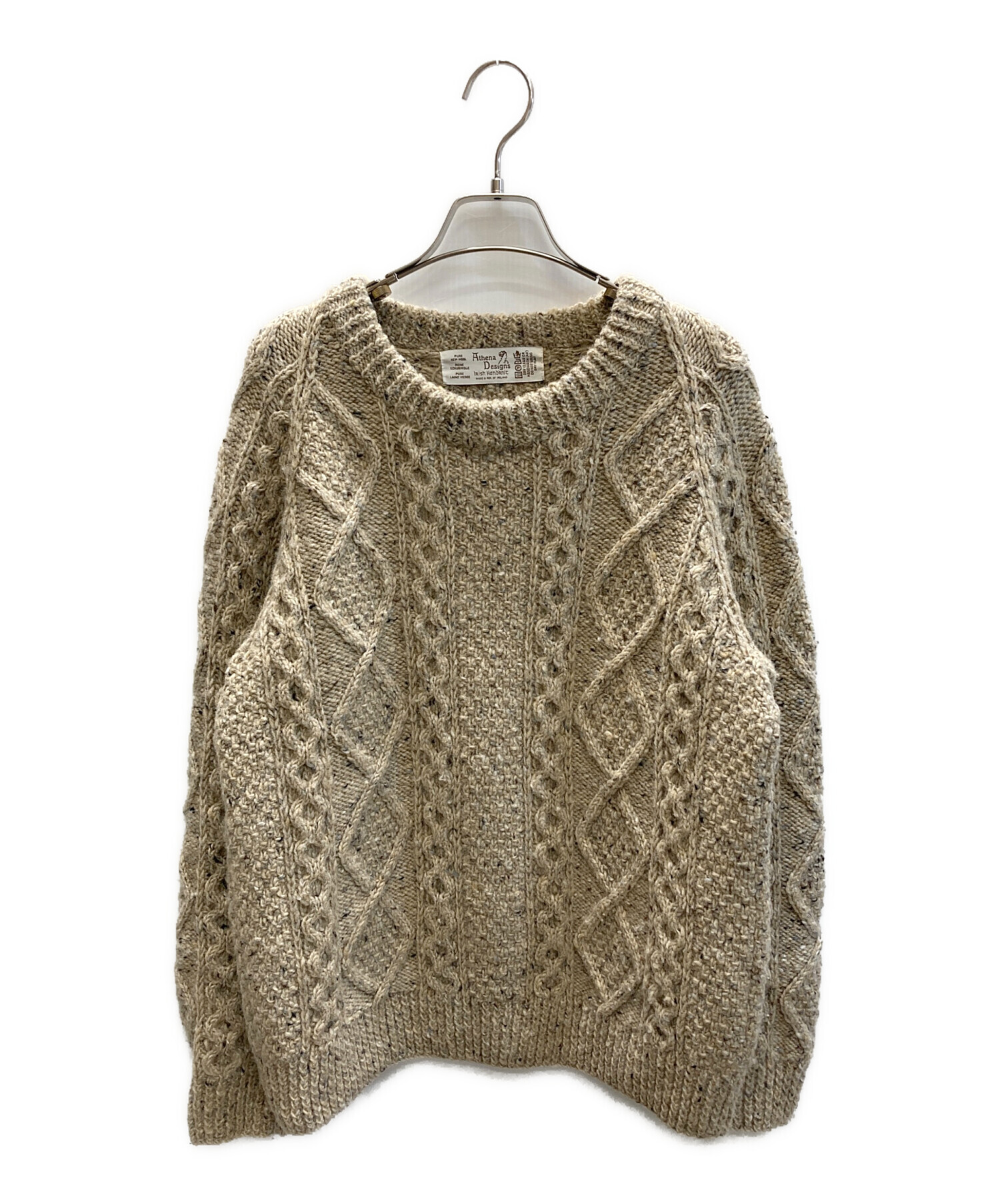 中古・古着通販】Athena Designs (アテナデザインズ) ケーブルニット