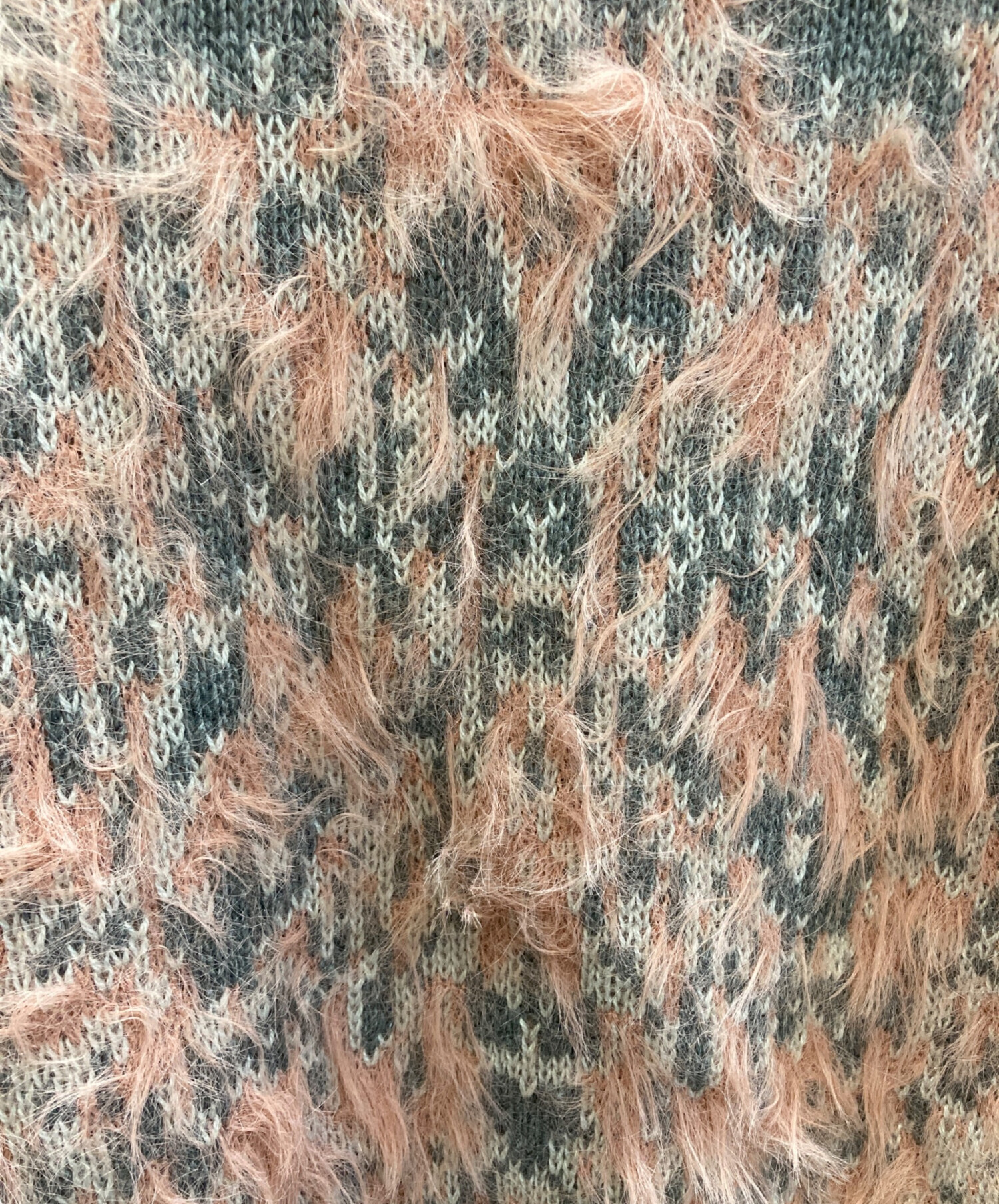 中古・古着通販】DIESEL (ディーゼル) クロップドVネックニット ピンク