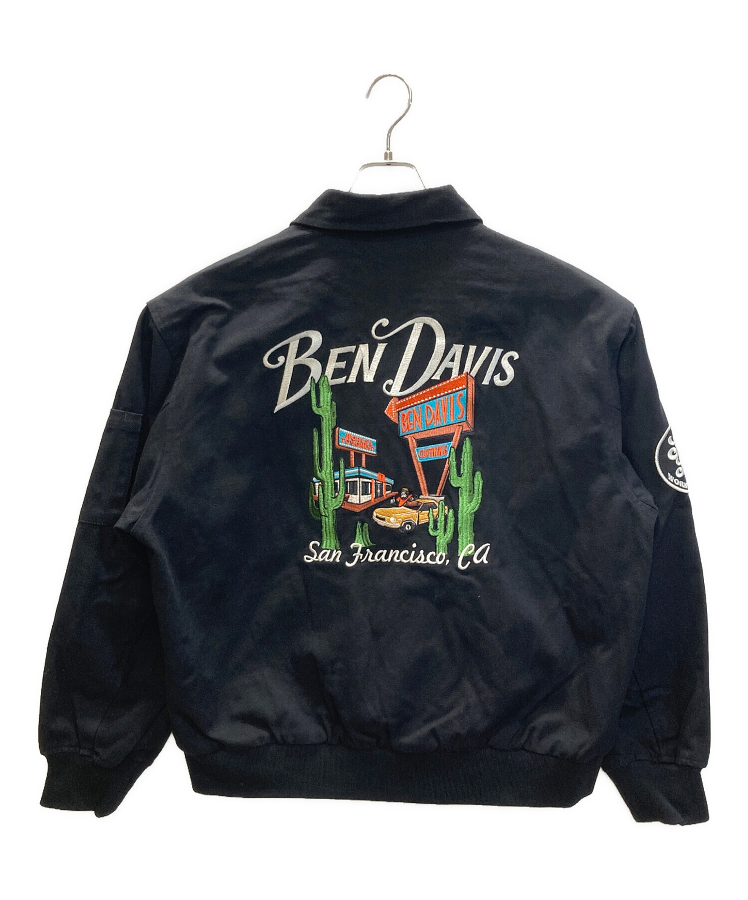 ジャケット・アウター BEN DAVIS COTTON DUCK SOUVENIR JACKET BEN DAVIS（ベンデイビス） ベン デイビス BEN DAVIS COTTON DUCK