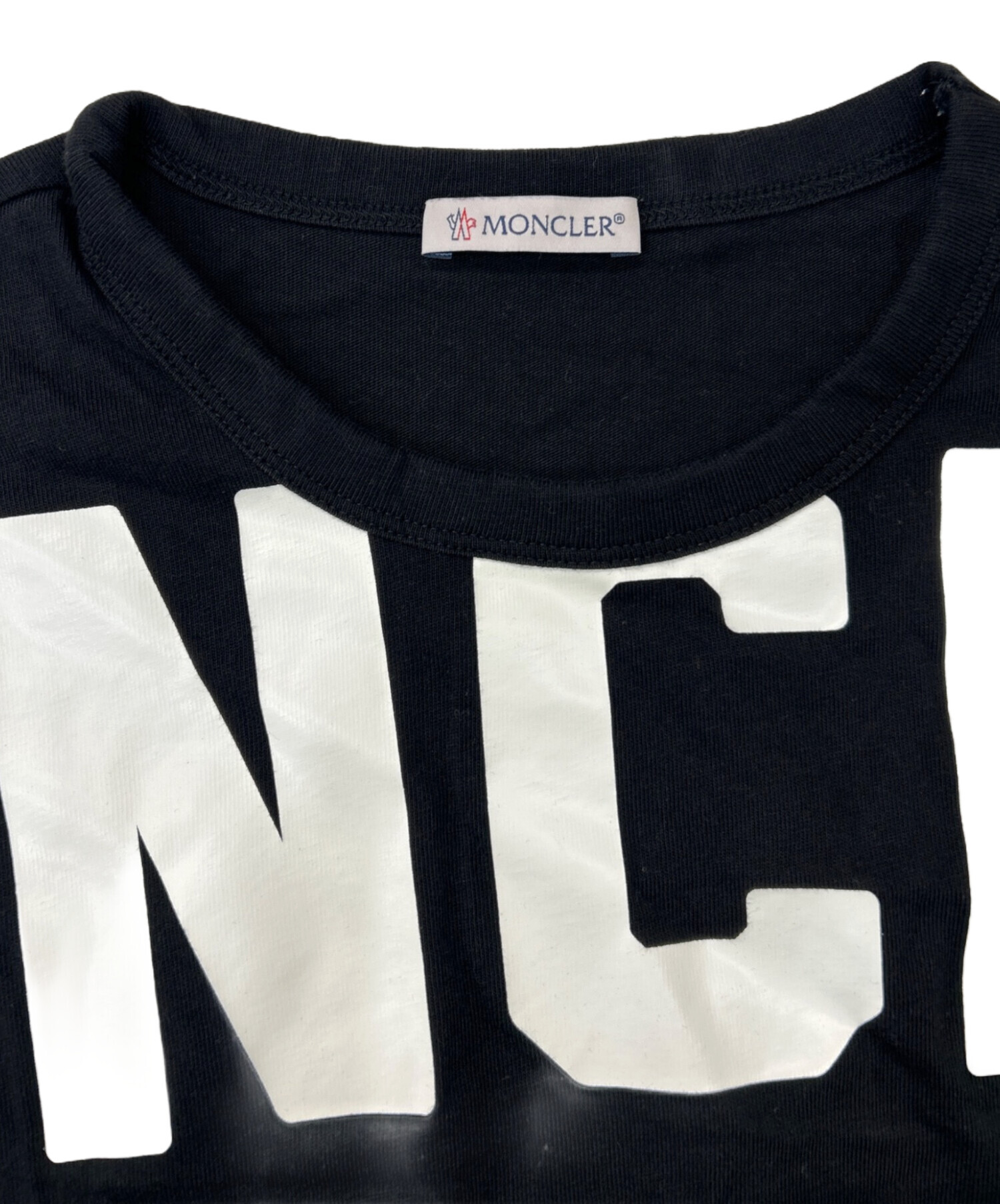 中古・古着通販】MONCLER (モンクレール) MAGLIA T-SHIRT ブラック 