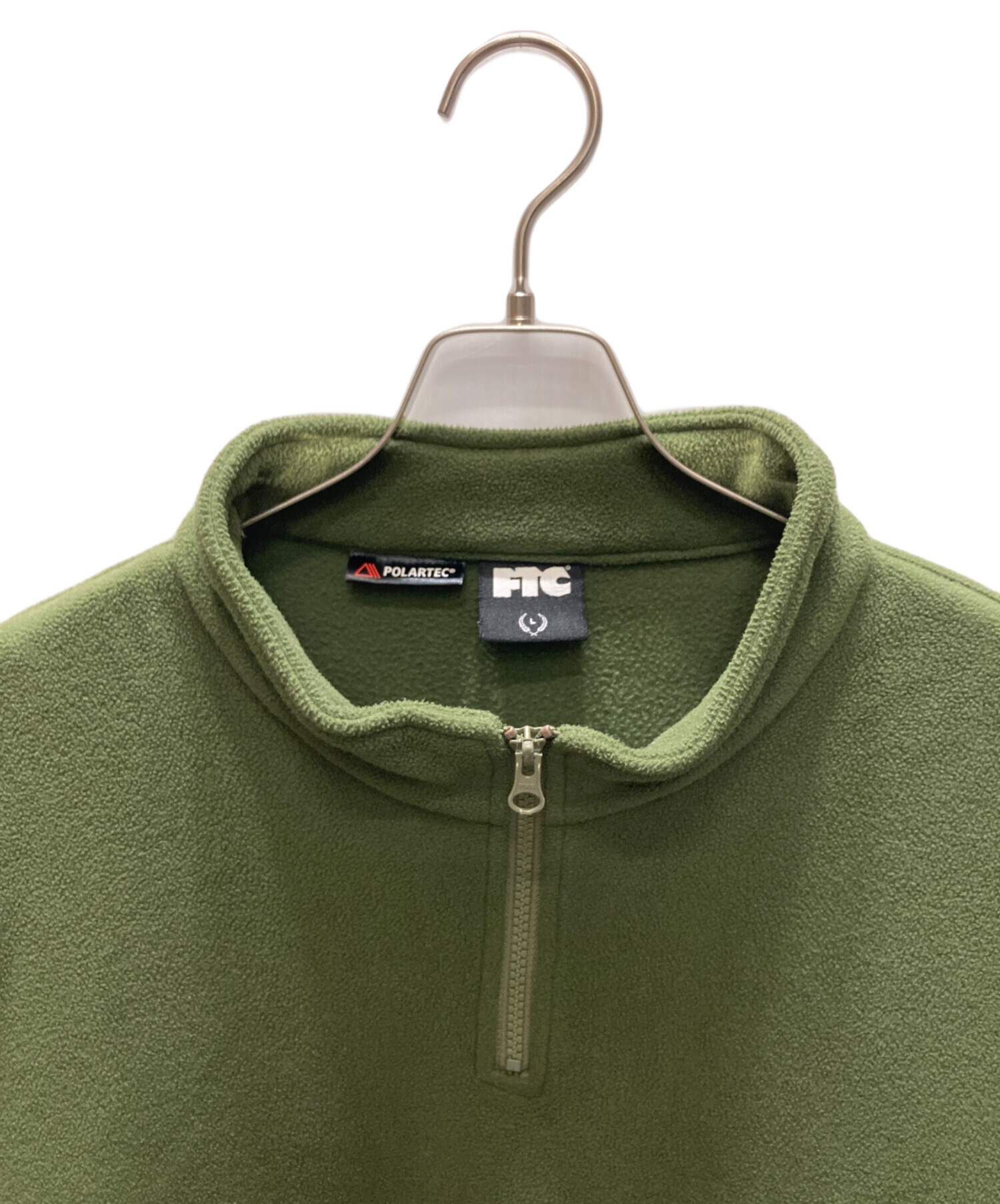 中古・古着通販】FTC (エフティーシー) ハーフジップフリース 