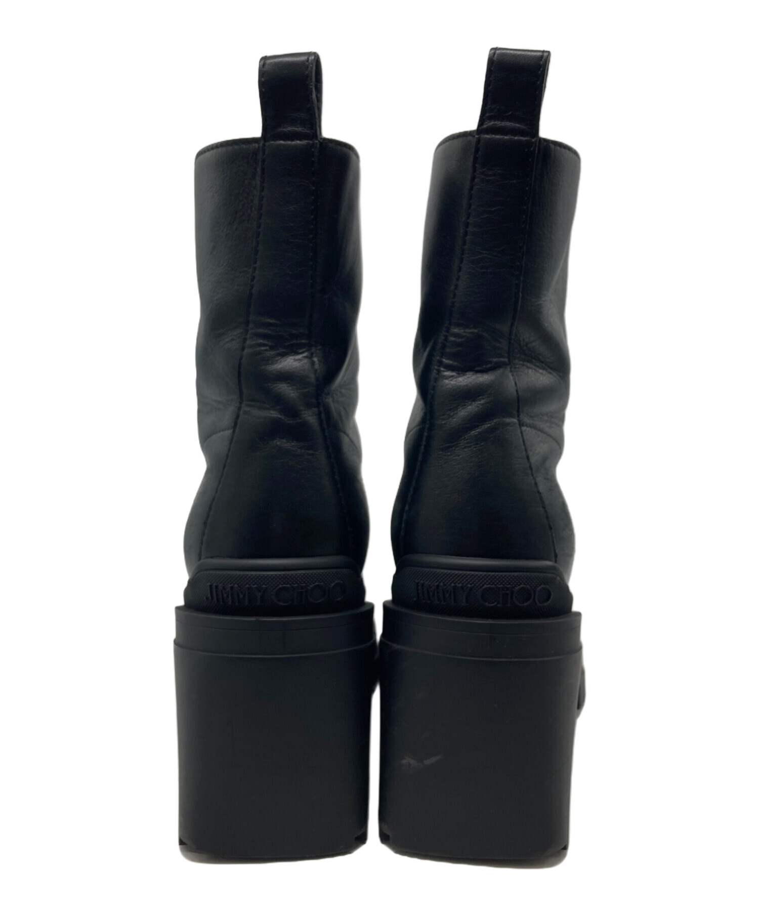 ジミーチュウ　ユージェニー 80 サイズ37 中古・古着通販】JIMMY CHOO (ジミーチュウ) EUGENIE 80 ブラック