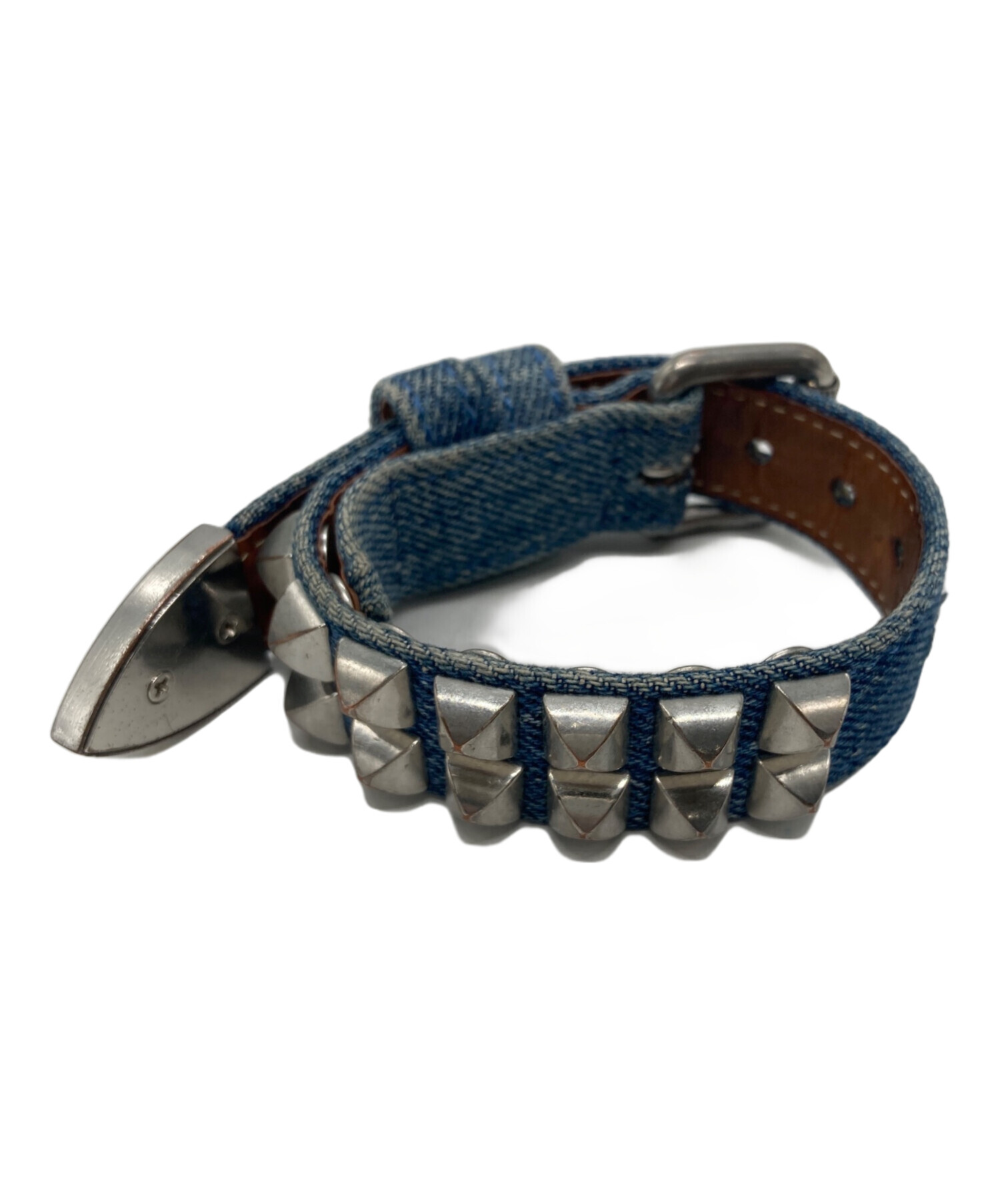 中古・古着通販】masu (エムエーエスユー) STUDS DENIM NARROW