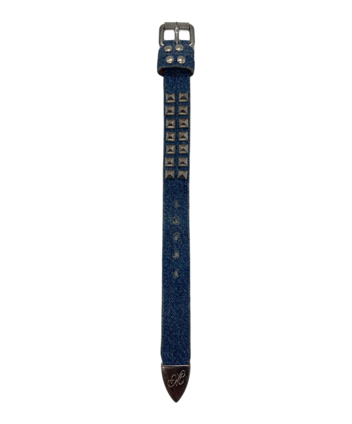 中古・古着通販】masu (エムエーエスユー) STUDS DENIM NARROW 