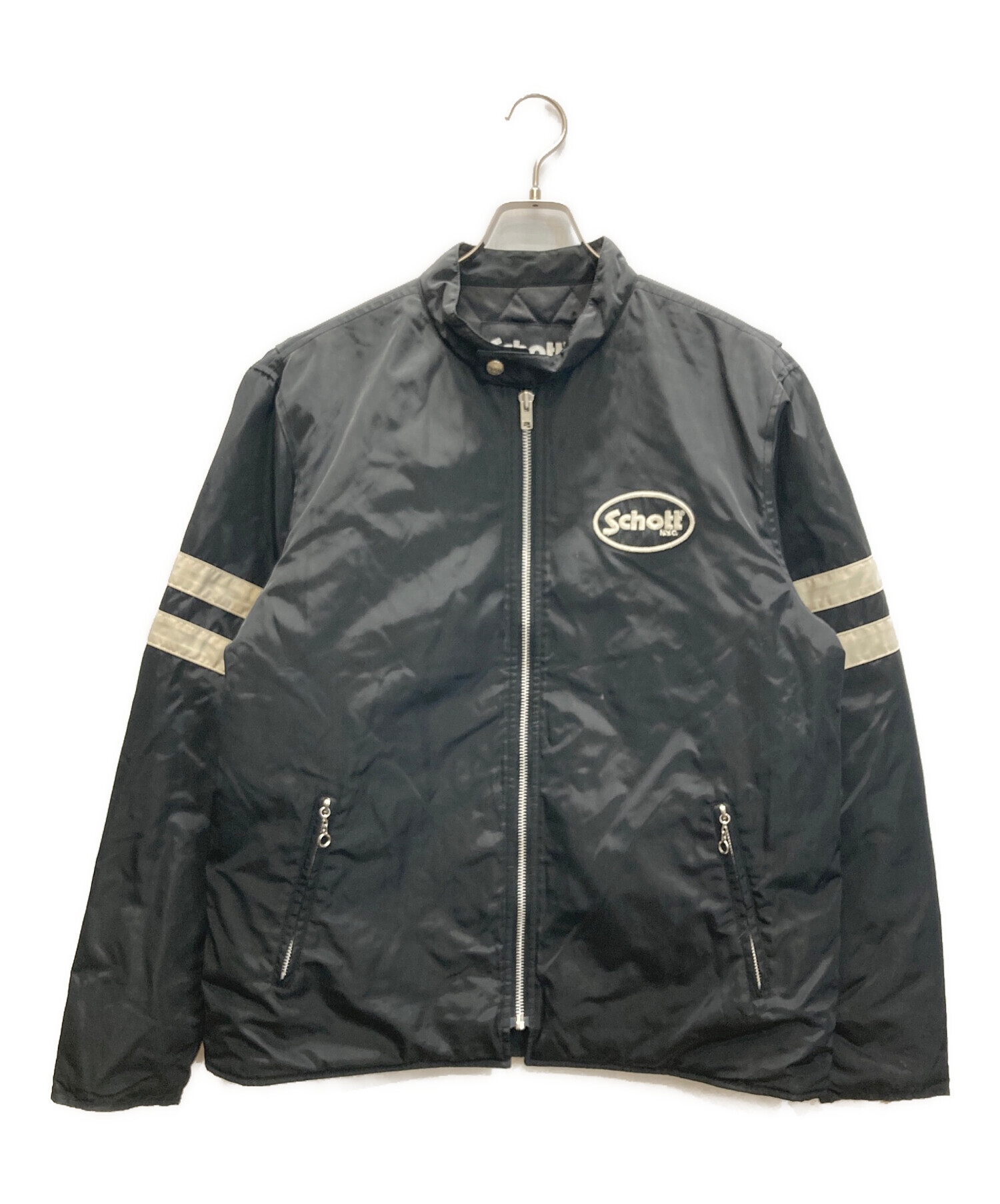 中古・古着通販】Schott (ショット) 中綿シングルライダースジャケット 