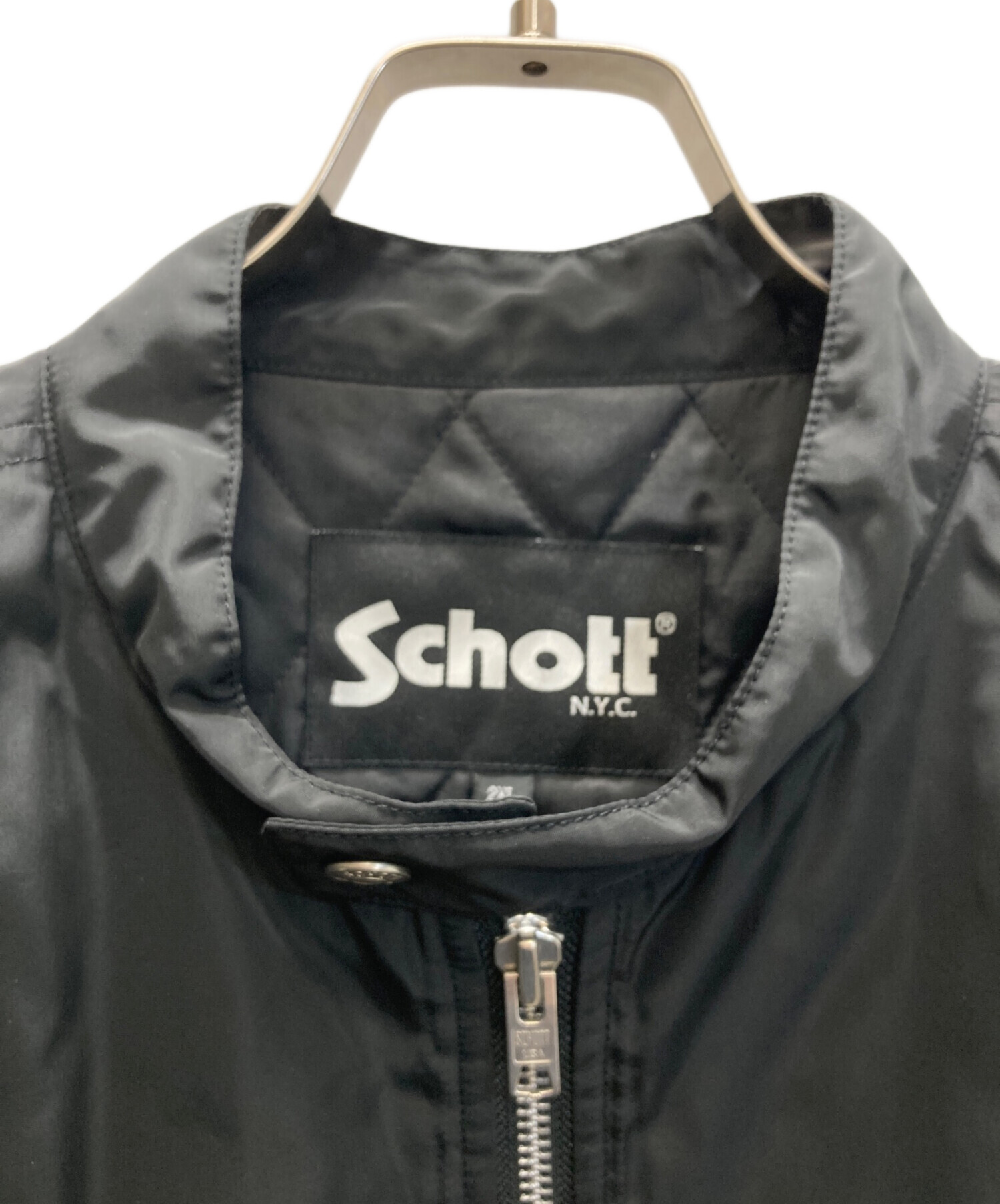 中古・古着通販】Schott (ショット) 中綿シングルライダースジャケット