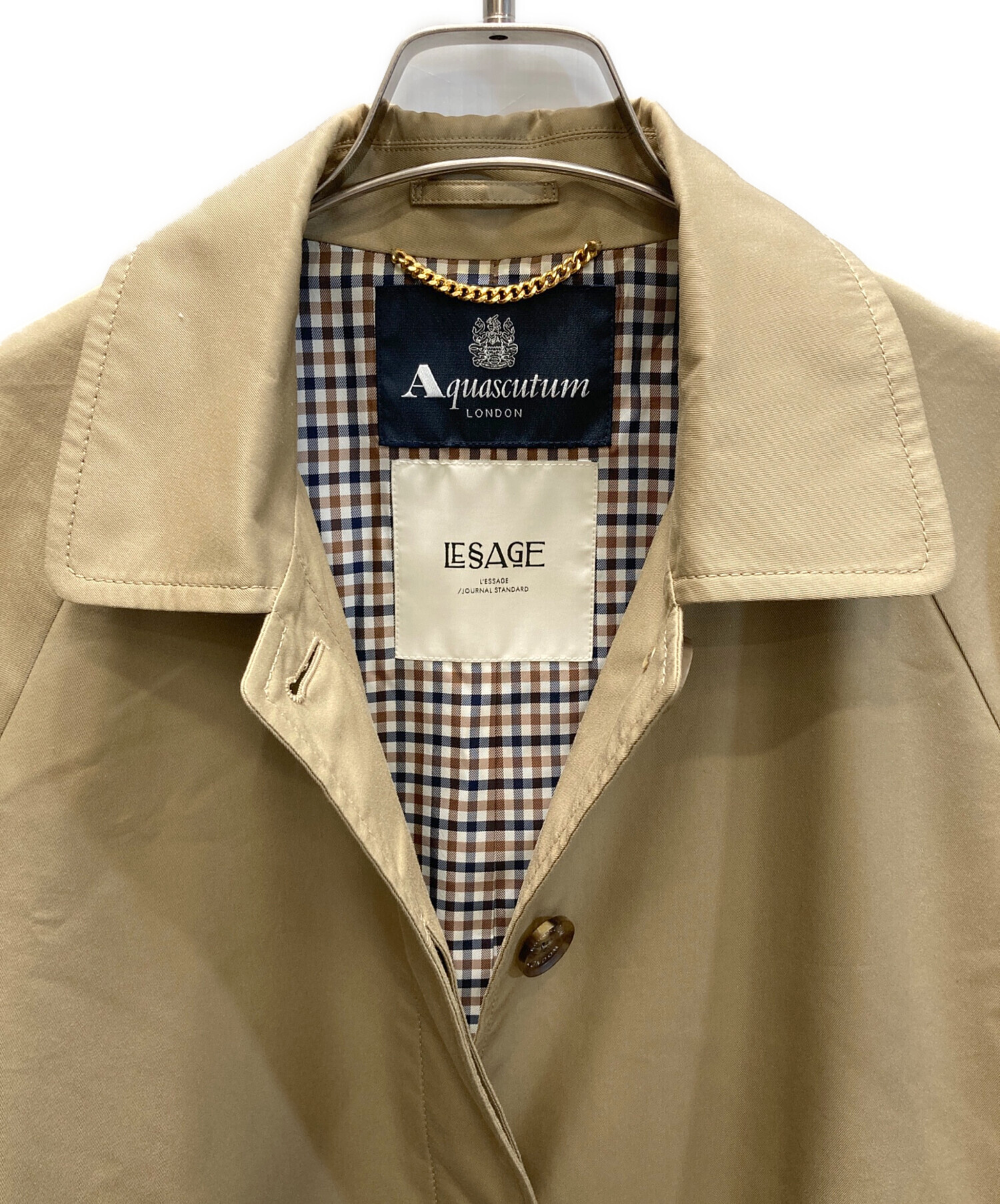 ジャーナルスタンダード レサージュ 別注 アクアスキュータム JOURNAL STANDARD 別注アクアスキュータムxLESSAGE ジャーナル