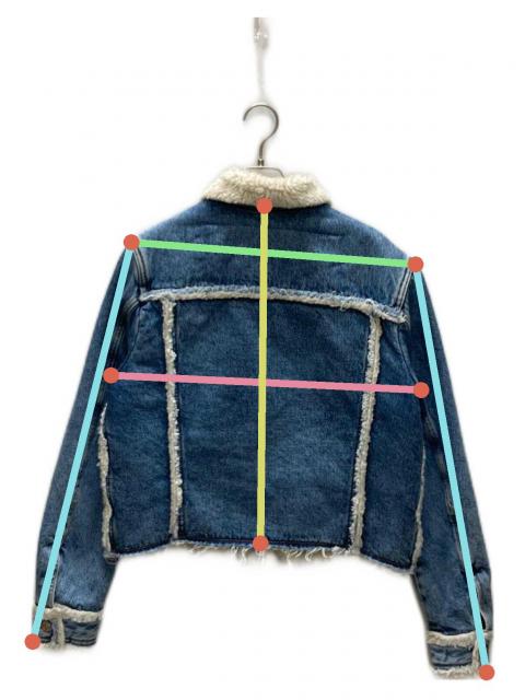 中古・古着通販】DIESEL (ディーゼル) デニムボアジャケット