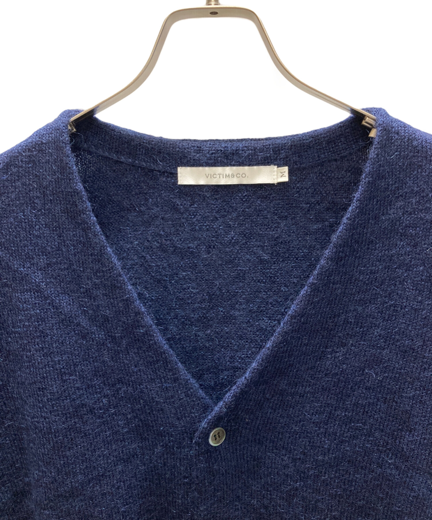 【VICTIM】モヘアカーディガン 中古・古着通販】VICTIM (ヴィクティム) モヘアカーディガン MOHAIR