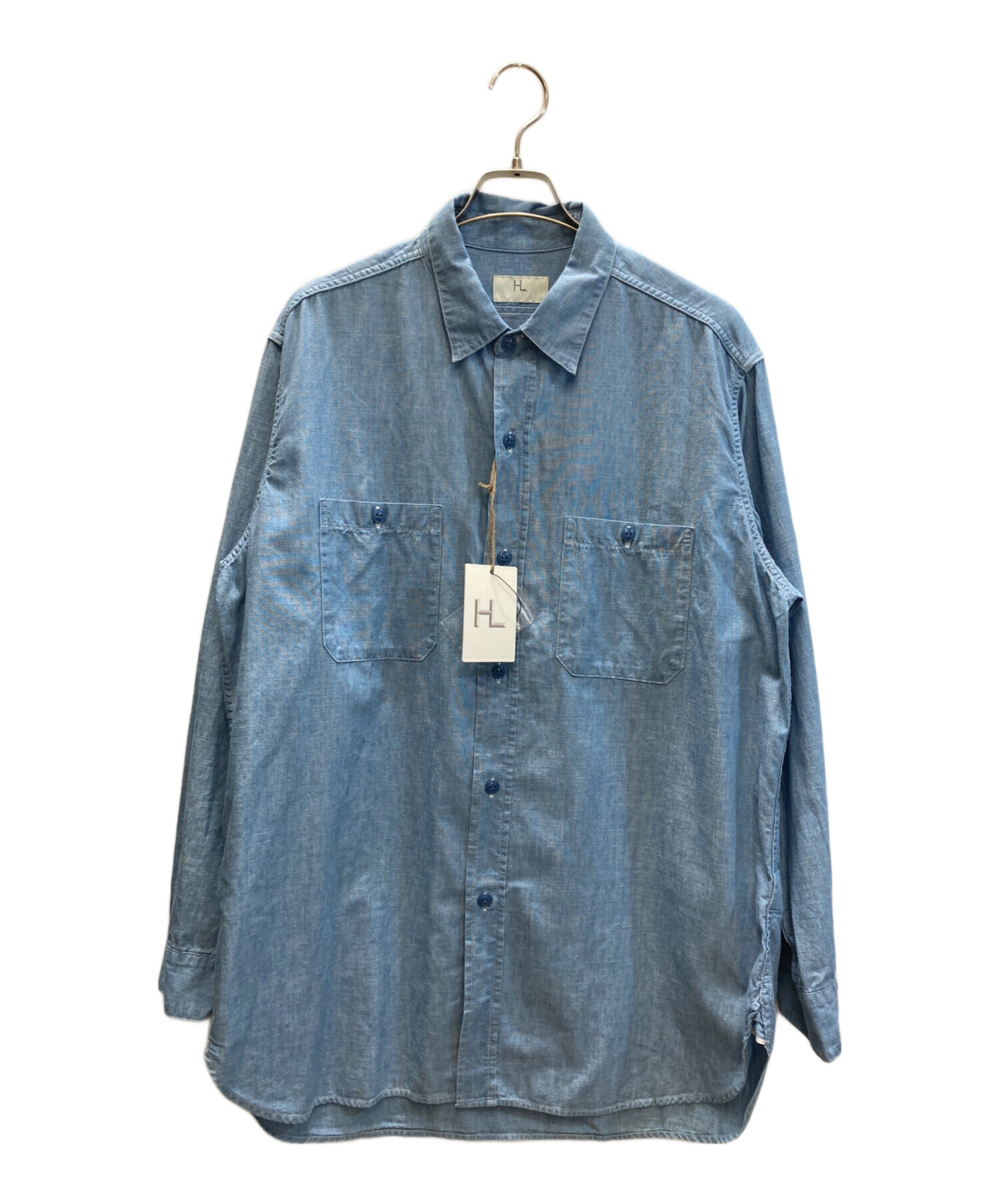 中古・古着通販】HERILL (ヘリル) U.S.N Chambray Shirt インディゴ
