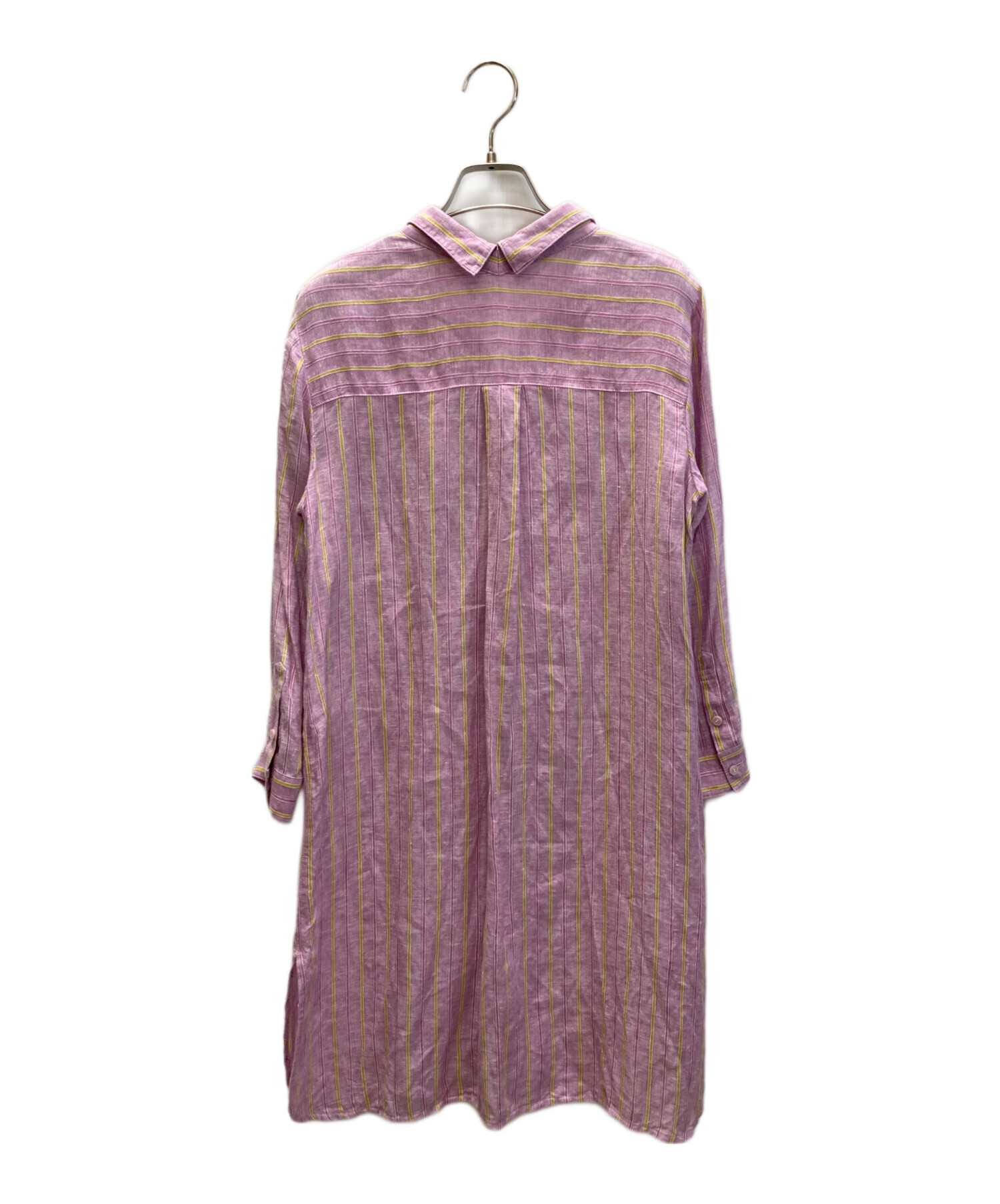 中古・古着通販】Leilian (レリアン) シャツワンピース ピンク サイズ