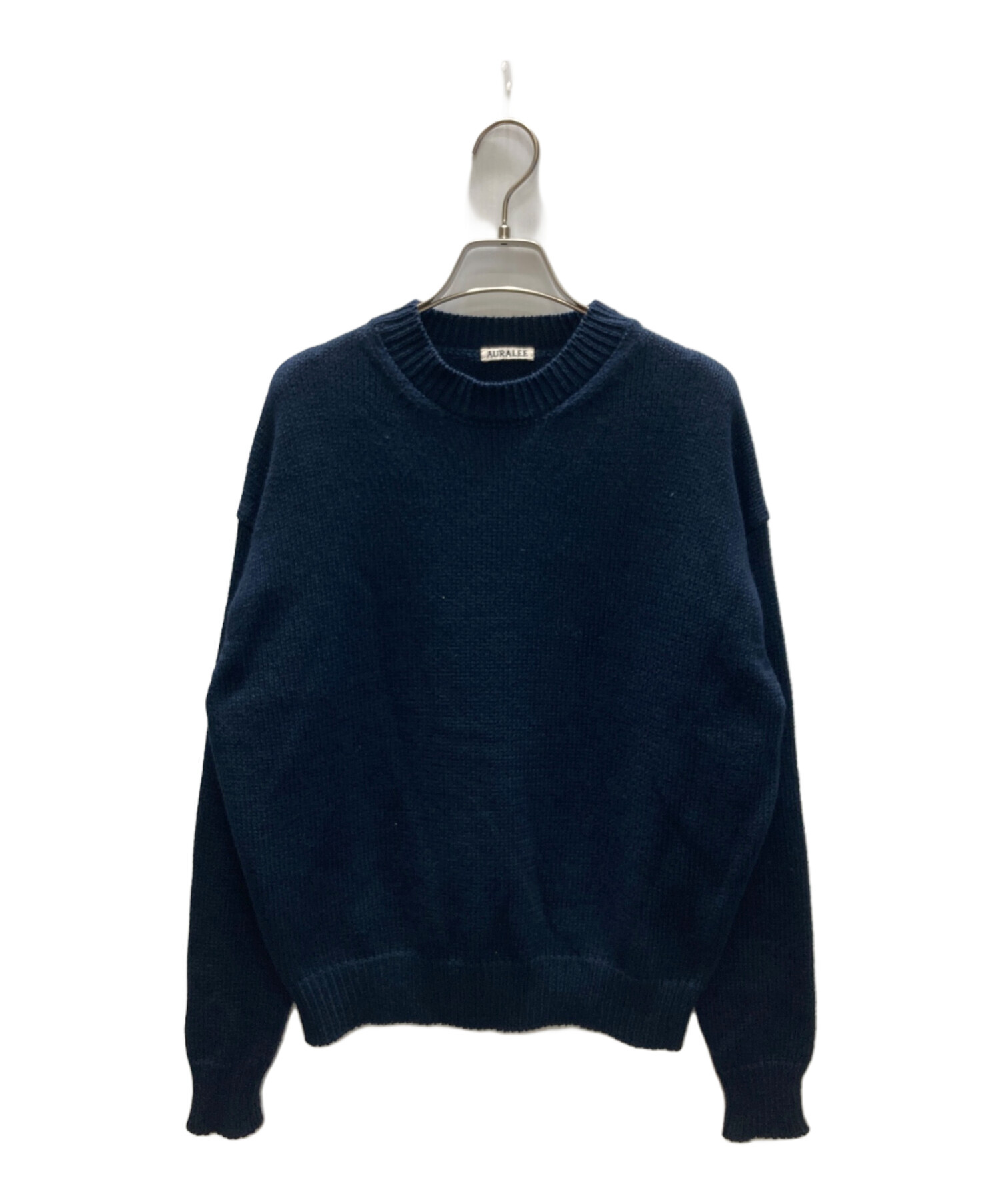専用！美品AURALEEギザボートネックプルオーバーラメネイビー０ 中古・古着通販】AURALEE (オーラリー) ギザスーパソフトプル