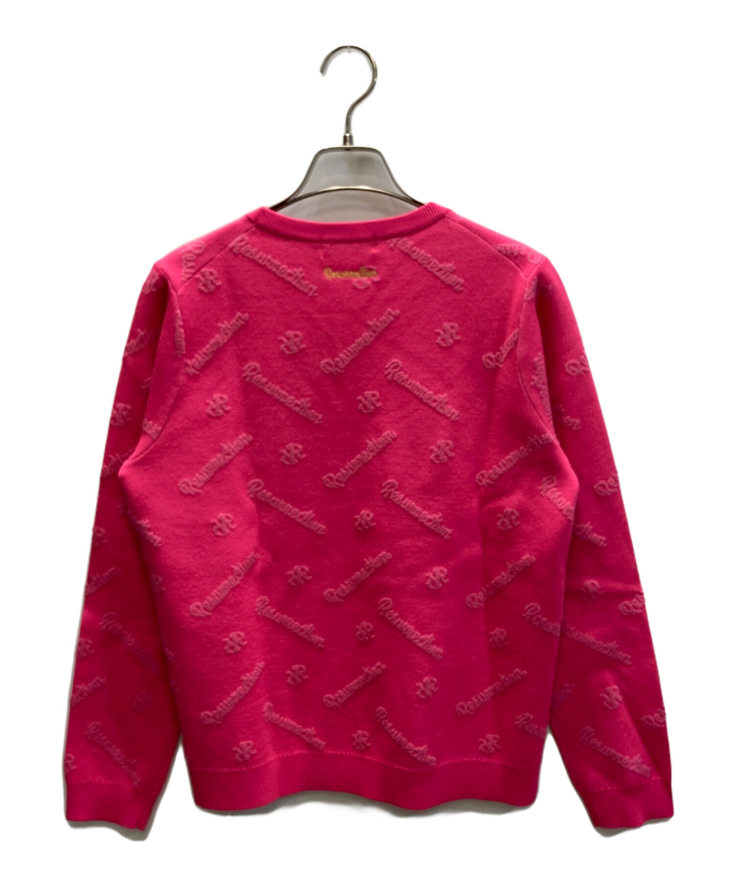 中古・古着通販】Resurrection (レザレクション) ロゴモノグラムニット