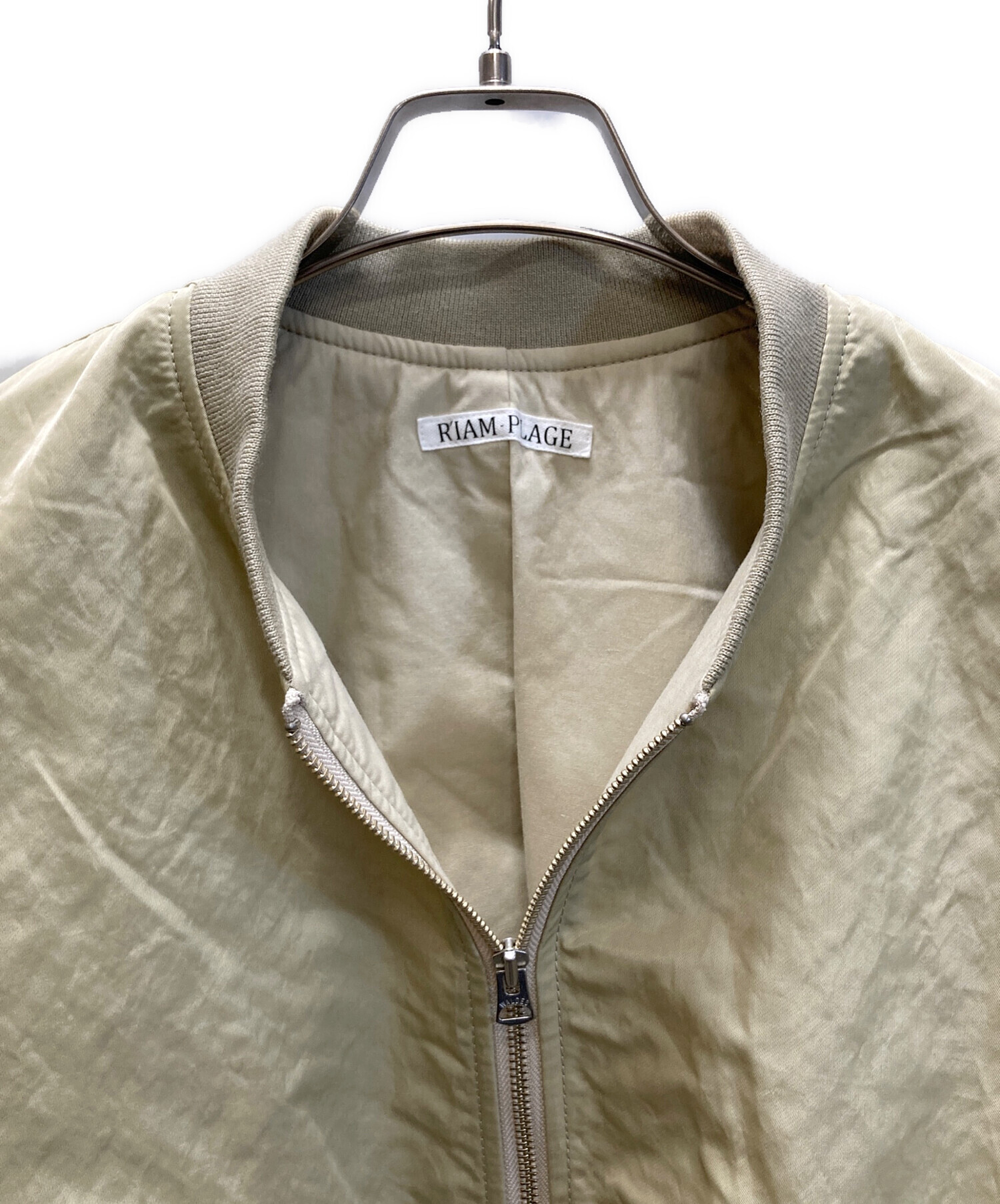 試着のみPlage R’IAM リアム　バルーンブルゾン春アウター アイボリー plage（プラージュ）の「【R'IAM】バルーンブルゾン（ブルゾン）」 - WEAR