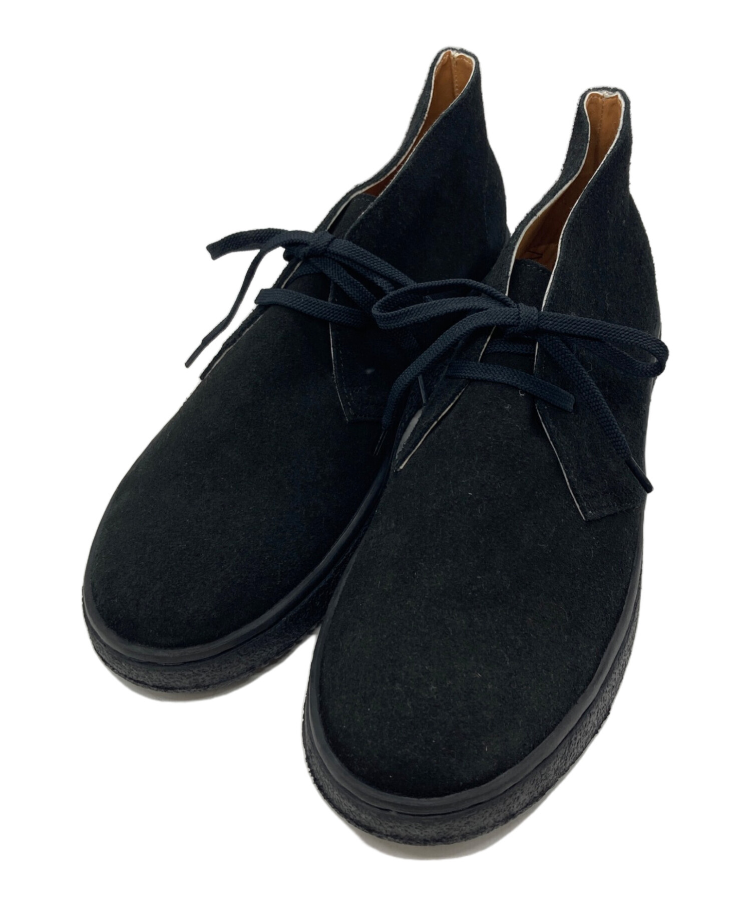 MANEBU / ブーツ/43/BLK 中古・古着通販】MANEBU (マネブ) チャッカブーツ ブラック サイズ