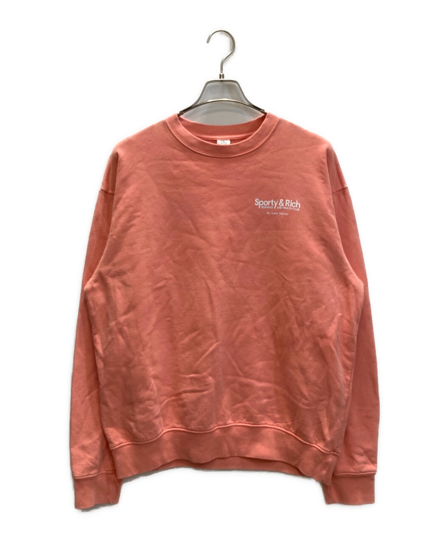 Sporty & Rich スポーティーアンドリッチ スウェット XL ピンク 【古着】【中古】 中古・古着通販】Sporty & Rich (スポーティーアンドリッチ