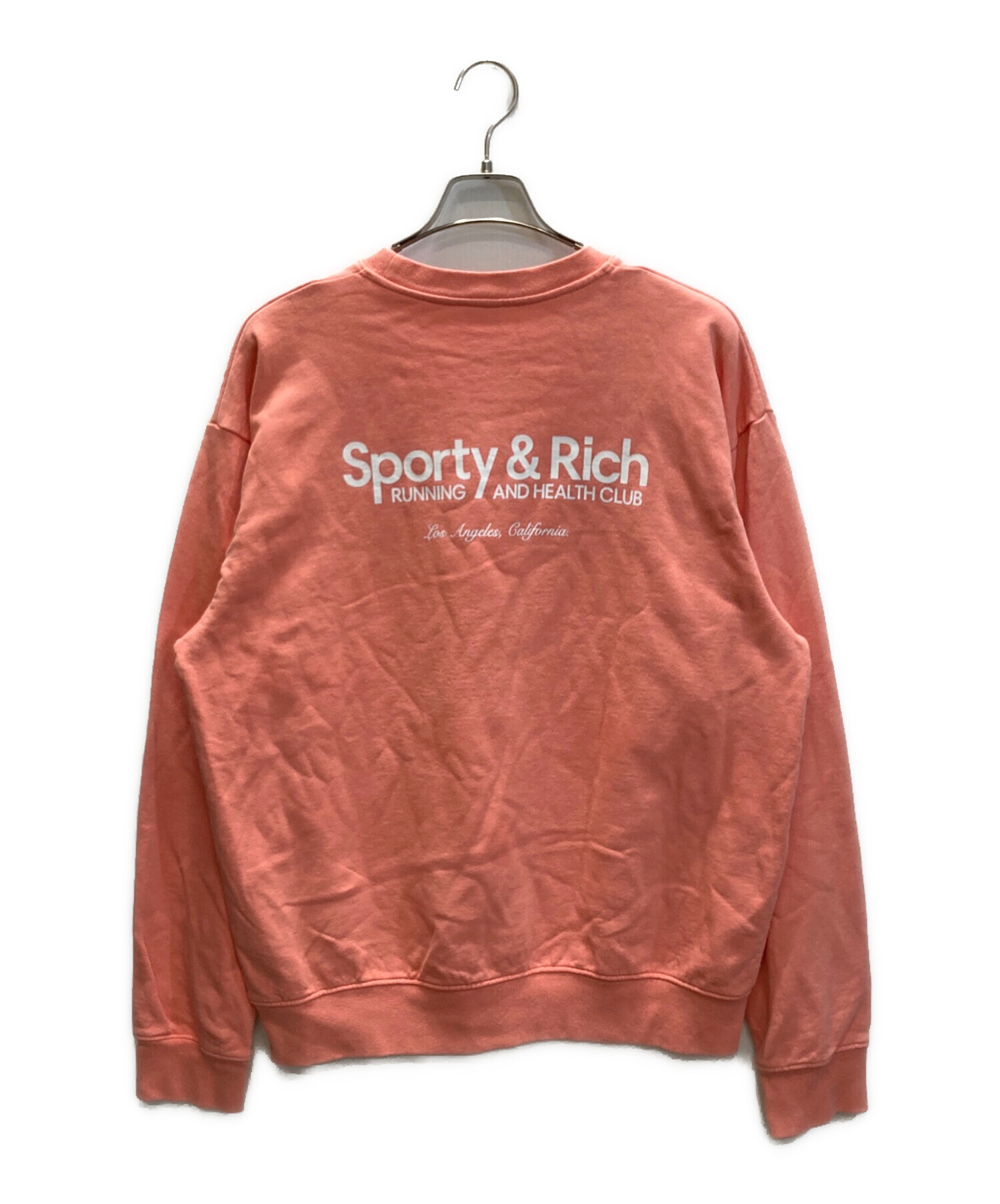 Sporty & Rich スポーティーアンドリッチ スウェット XL ピンク 【古着】【中古】 中古・古着通販】Sporty & Rich (スポーティーアンドリッチ