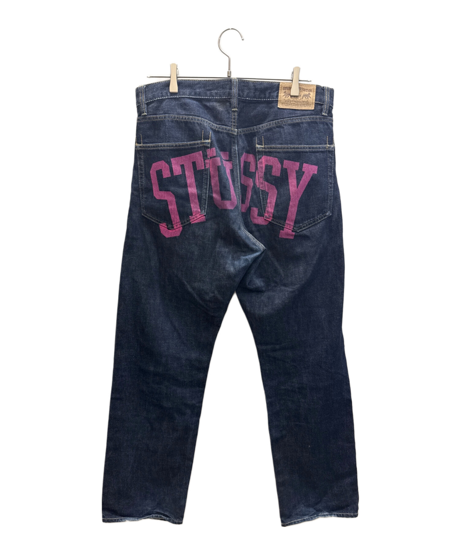 stussy Stussy ロゴプリント デニムパンツ 32 (ステューシー 