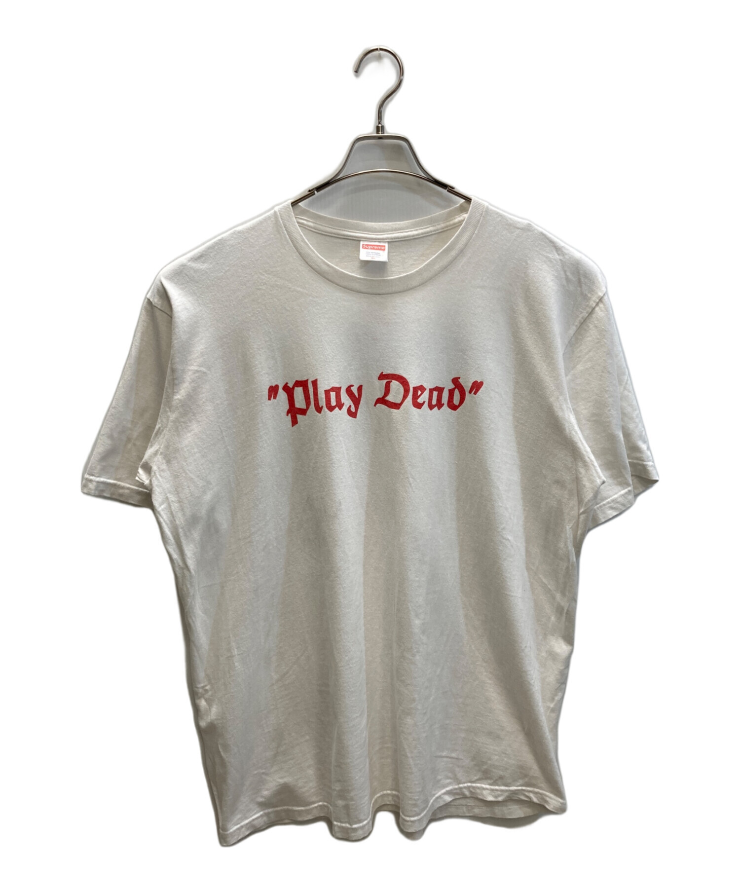 中古・古着通販】SUPREME (シュプリーム) Play Dead Tee ホワイト 