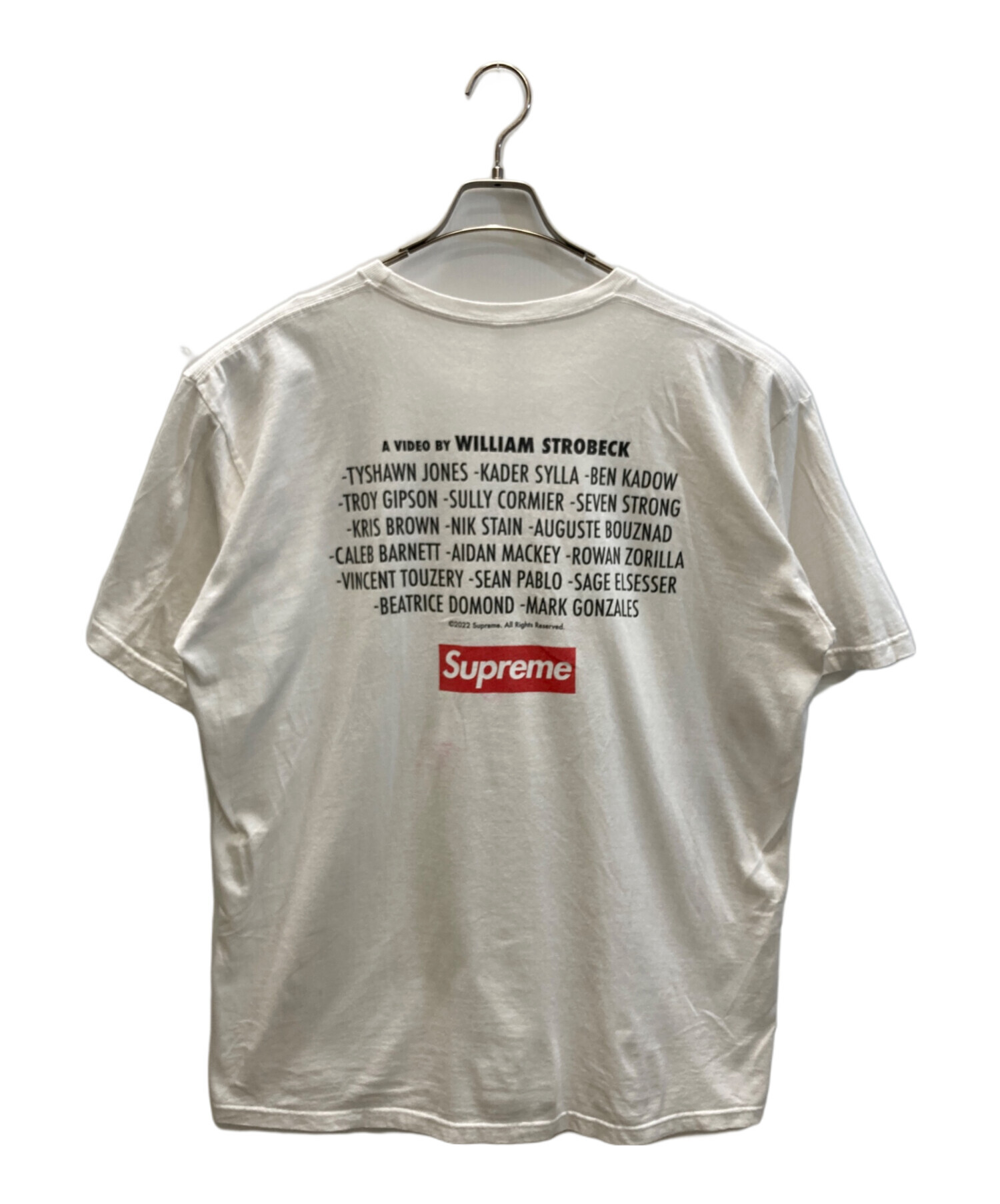 中古・古着通販】SUPREME (シュプリーム) Play Dead Tee ホワイト 