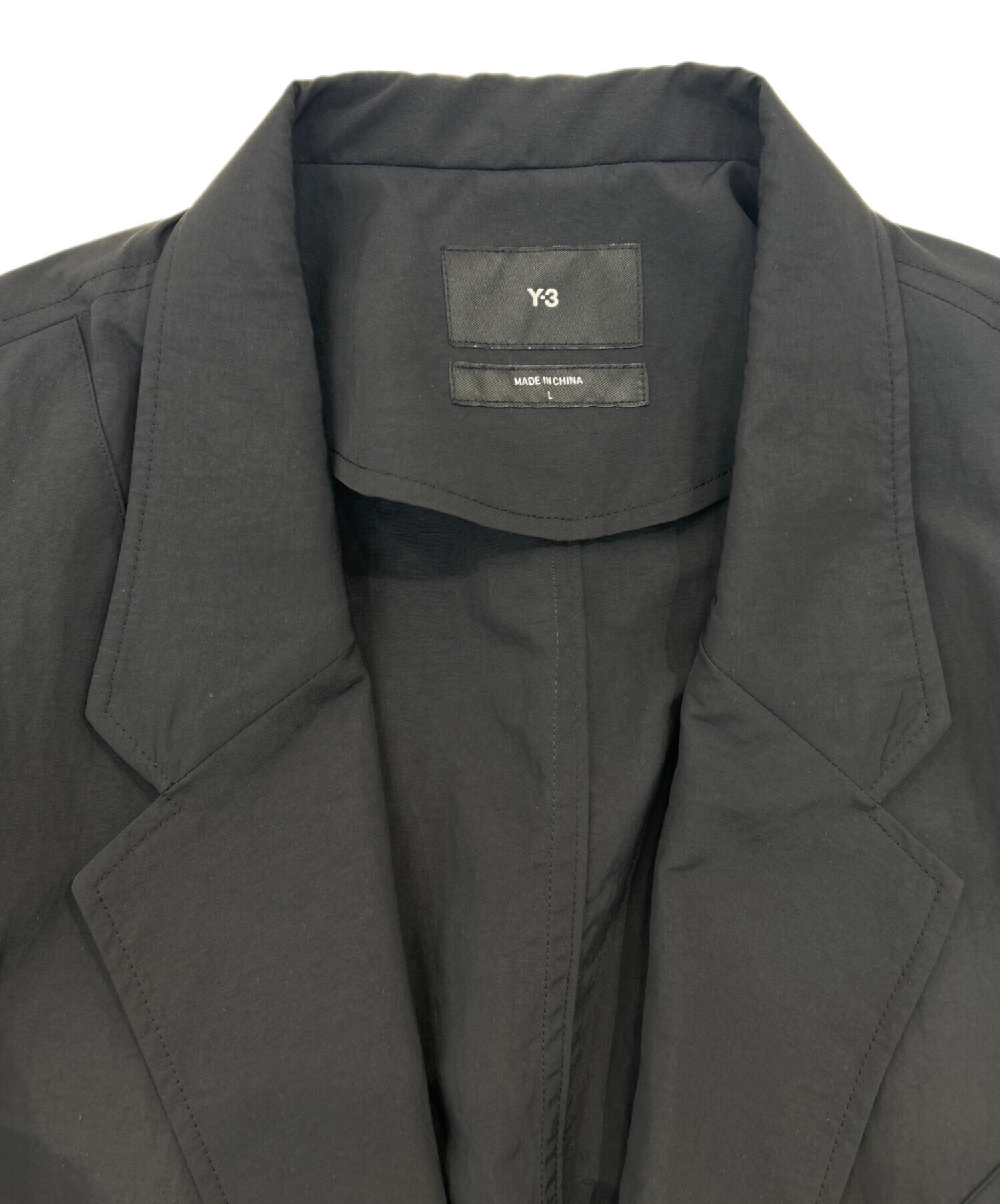 中古・古着通販】Y-3 (ワイスリー) CR NYL BLAZER ブラック サイズ:L
