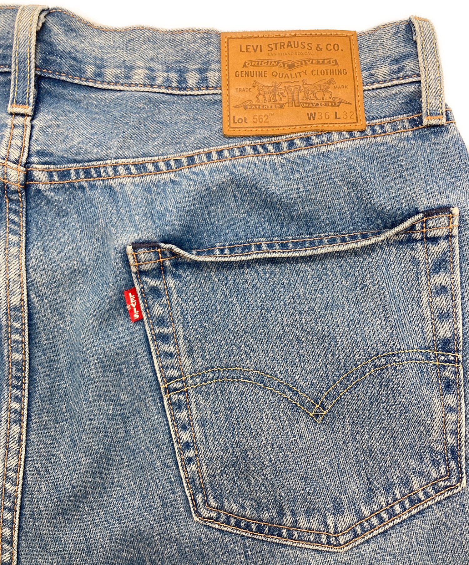 Levi's 501xx ストレートデニム W36 L32 中古・古着通販】LEVI'S (リーバイス) 562 ストレート デニムパンツ