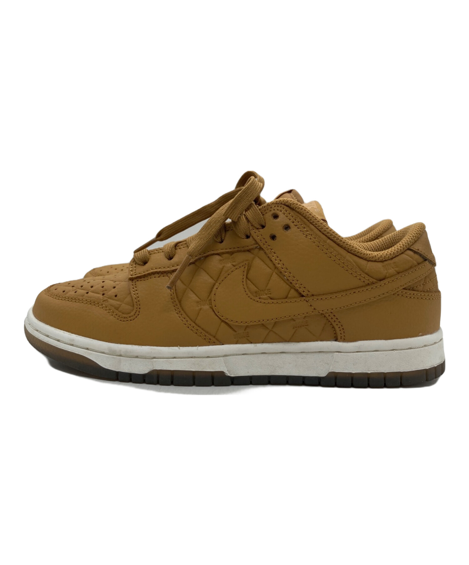 中古・古着通販】NIKE (ナイキ) DUNK LOW WHEAT AND GUM LIGHT BROWN 