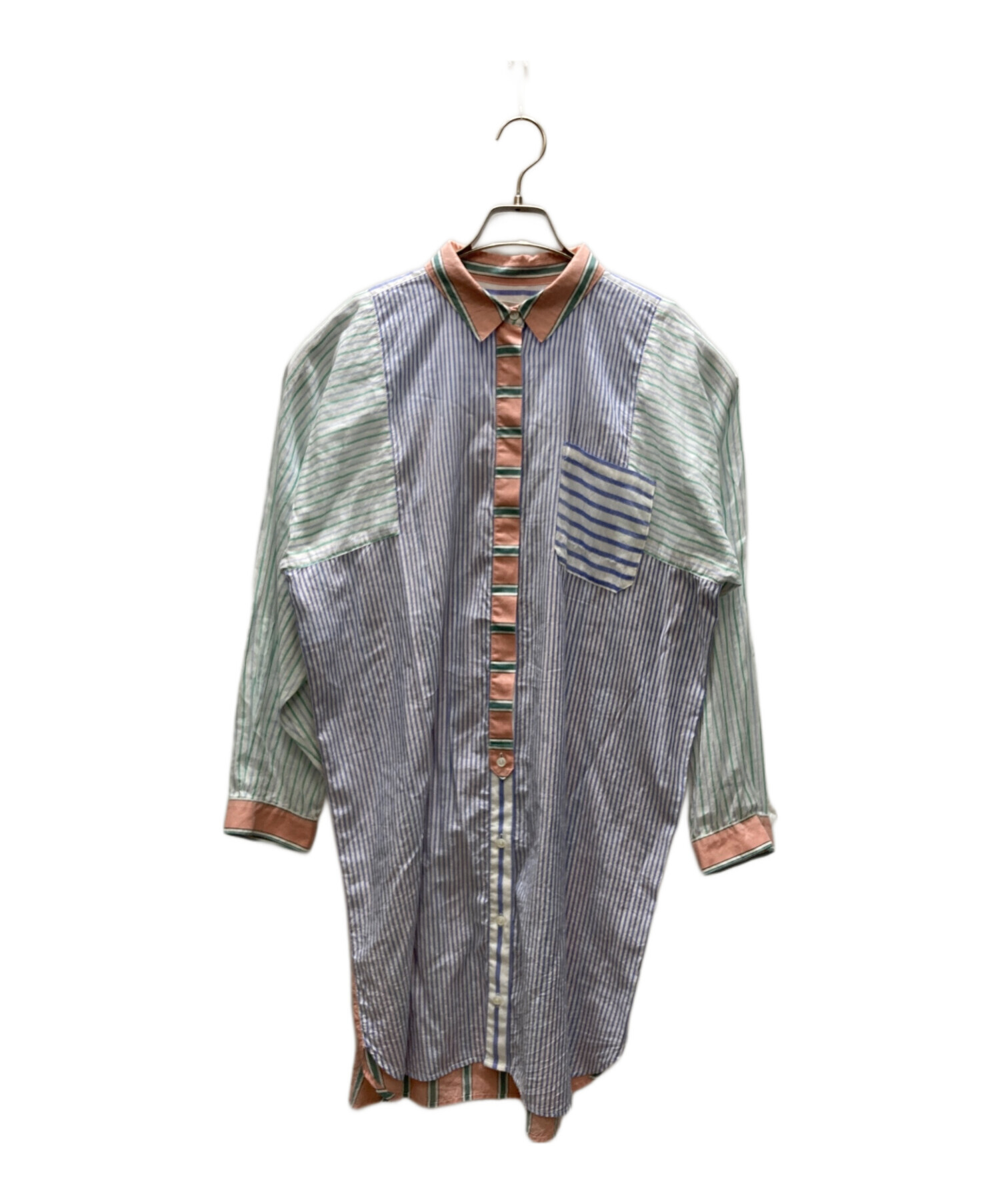 中古・古着通販】PAUL SMITH (ポールスミス) ストライプロングシャツ 