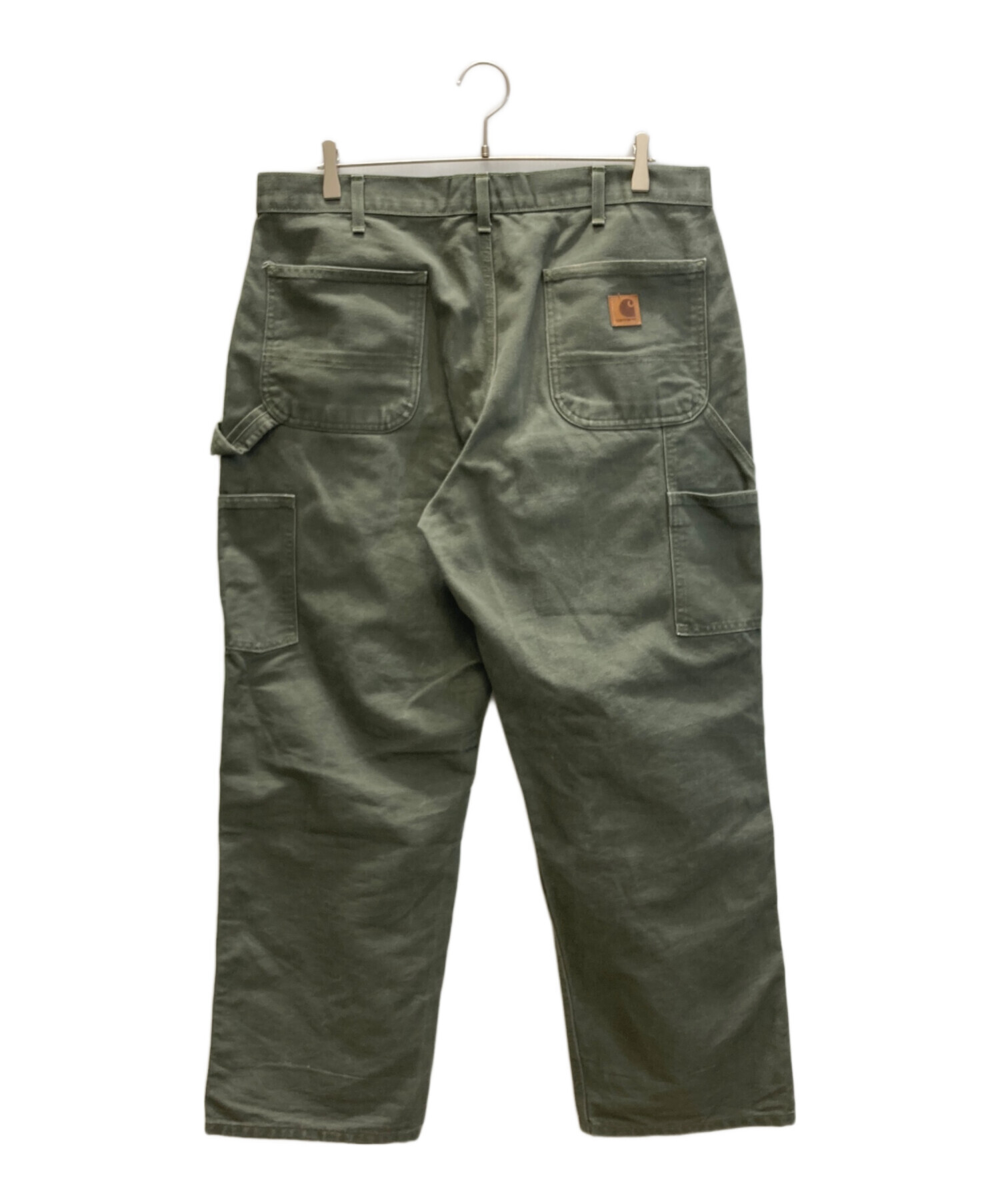 グッドフェード 00s~ カーハート ワイド グリーン ダック ペインターパンツ carhartt - 00年代 Carhartt カーハート ダック ペインター ワーク