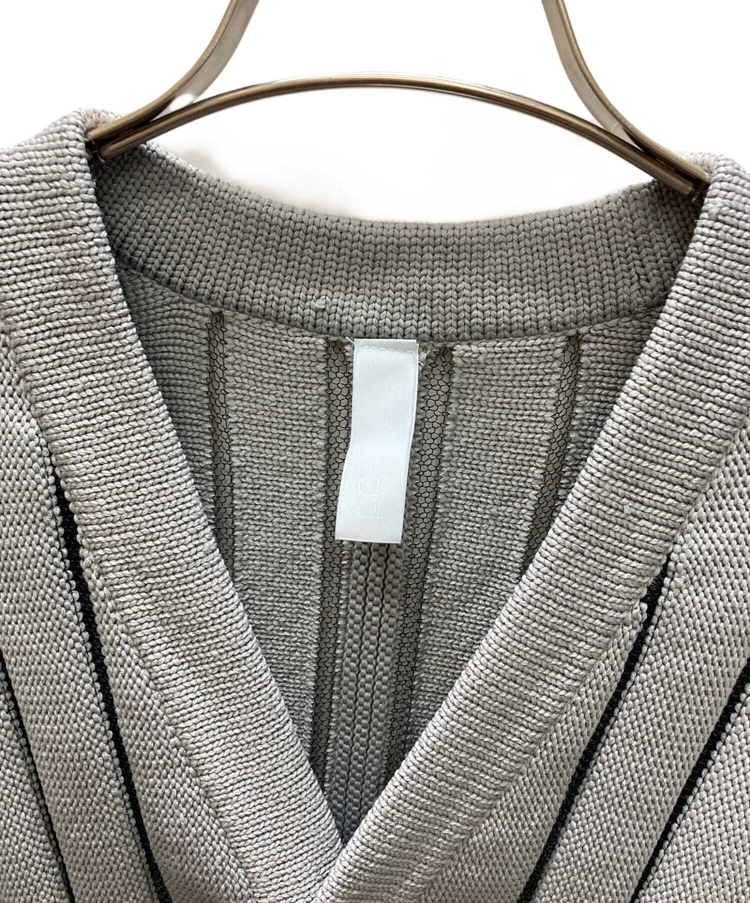 CFCL シーエフシーエル カーディガン メンズ 【古着】【中古】 中古・古着通販】CFCL (シーエフシーエル) LOUVER CARDIGAN グレー