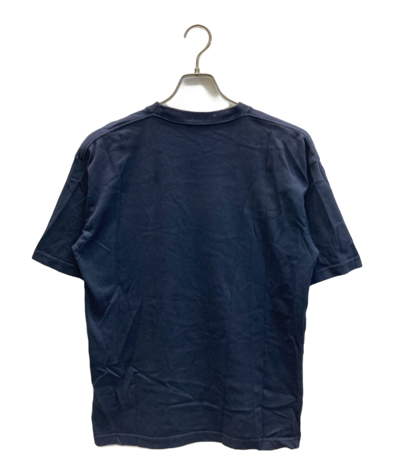 BALENCIAGA ロゴプリント Tシャツ ネイビー 【公式通販】