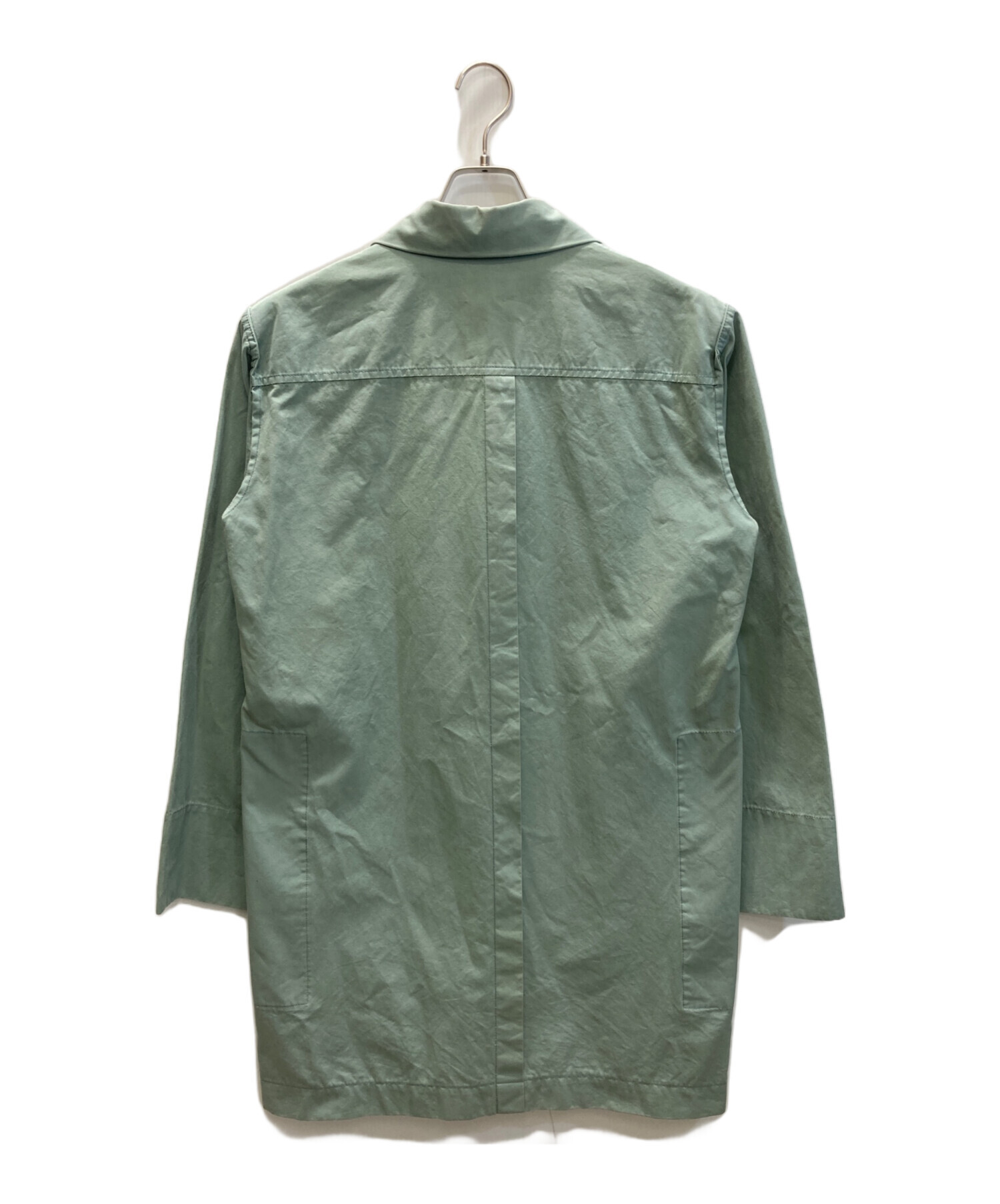 CHRISTOPHE LEMAIRE ステンカラーコート 1 グレー フランス製 CHRISTOPHE LEMAIRE ステンカラーコート 1 グレー フランス製
