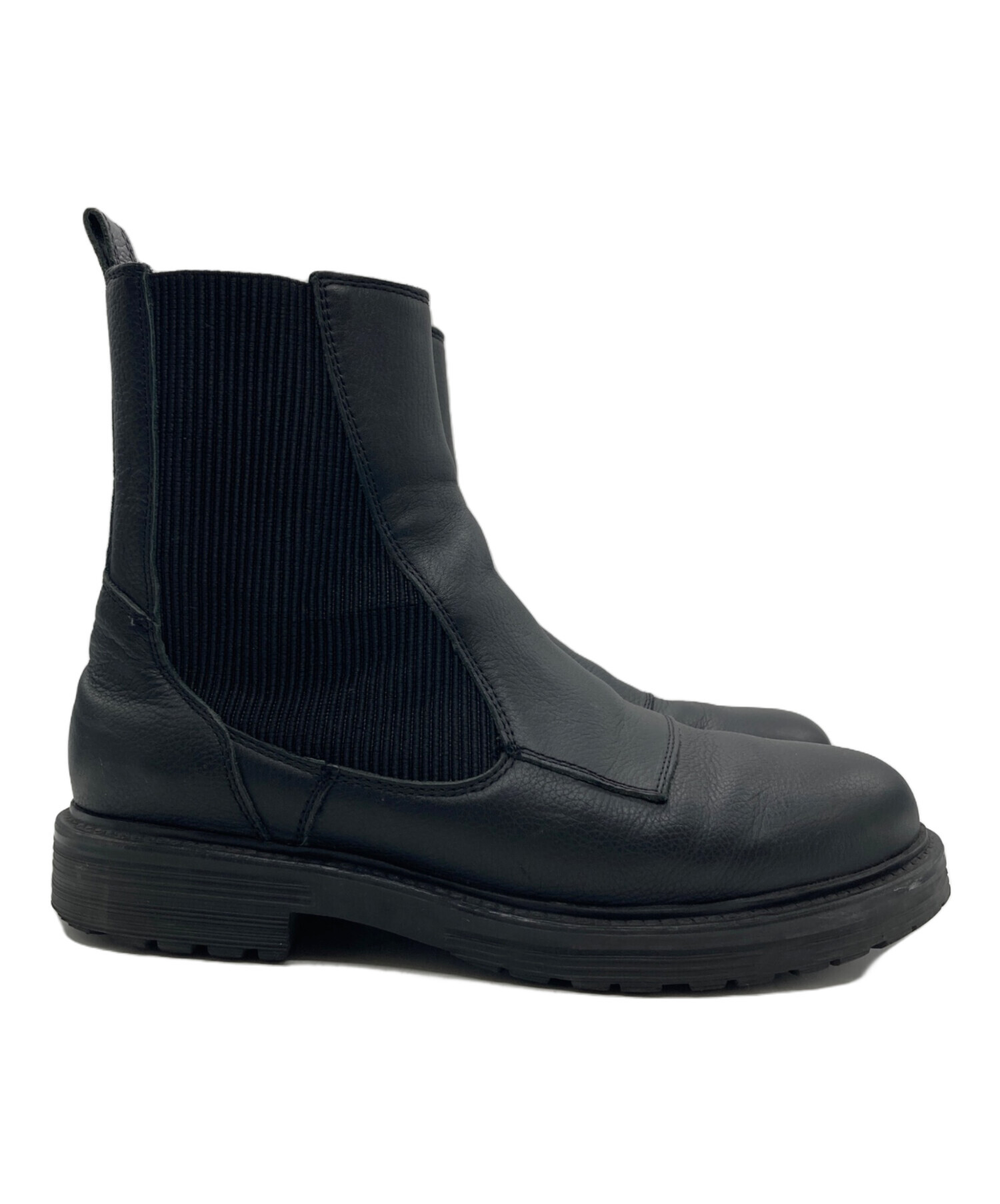 【未使用品】DIESEL ディーゼル ブラック サイドゴアブーツ バイク 箱付き 未使用品】DIESEL ディーゼル ブラック サイドゴアブーツ バイク 箱