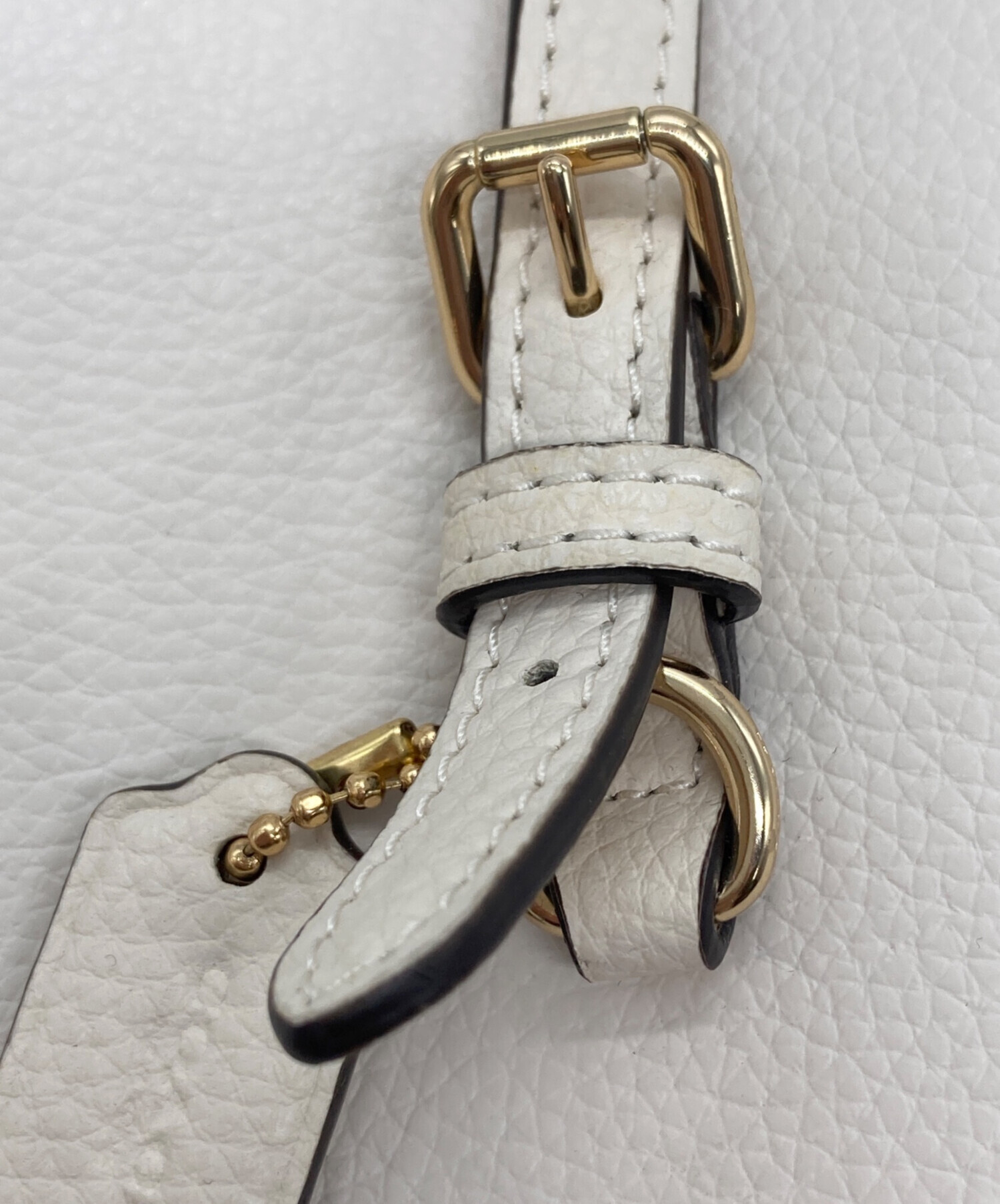 中古・古着通販】COACH (コーチ) モリー トート 25 アイボリー