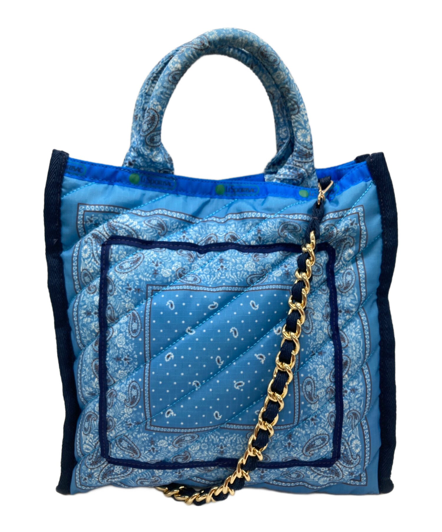中古・古着通販】LeSportsac (レスポートサック) SM CHAIN QUILT TOTE
